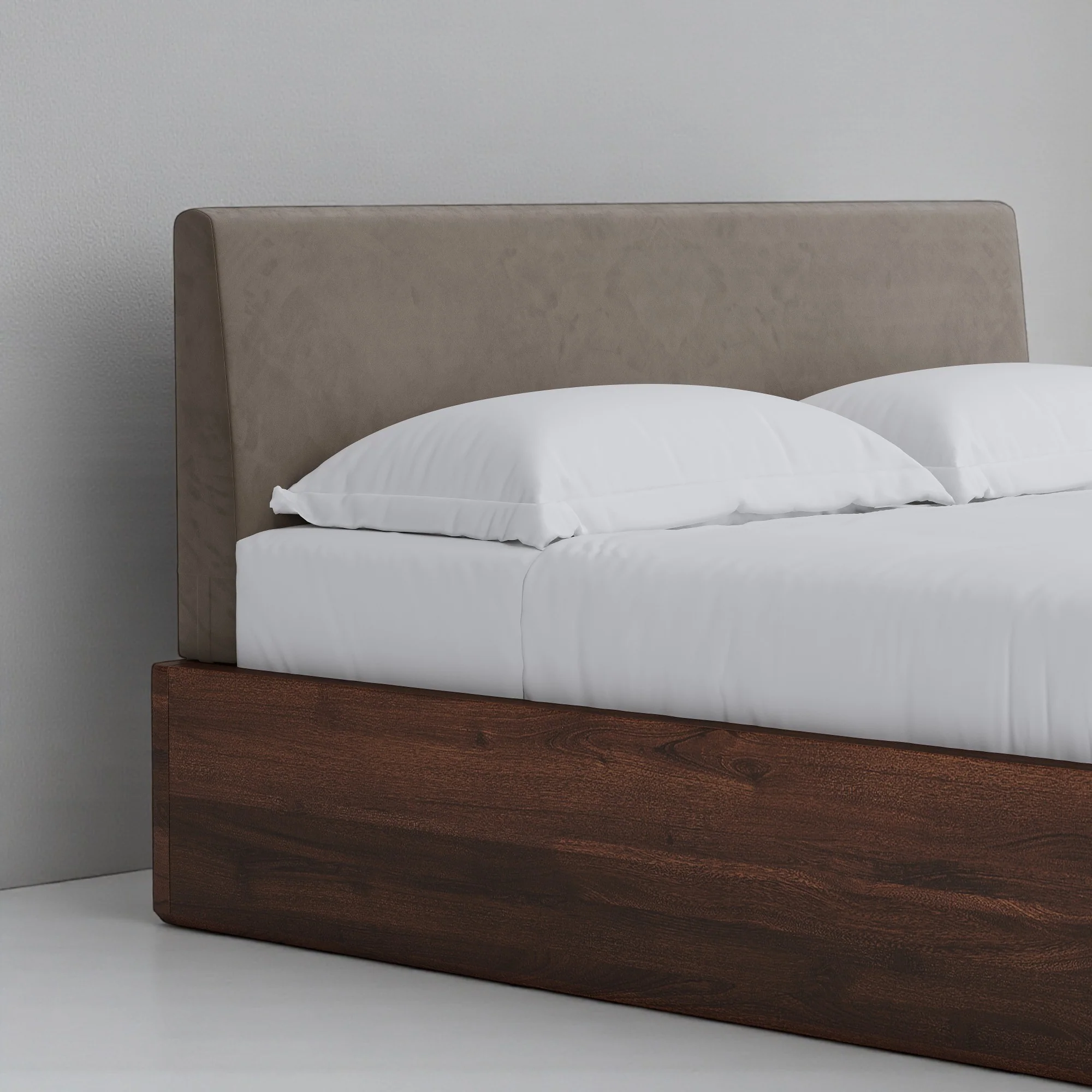 Aari Bed (Built-in Storage) - Solid Teak/Walnut/Oak Wood (Queen) - Image 13