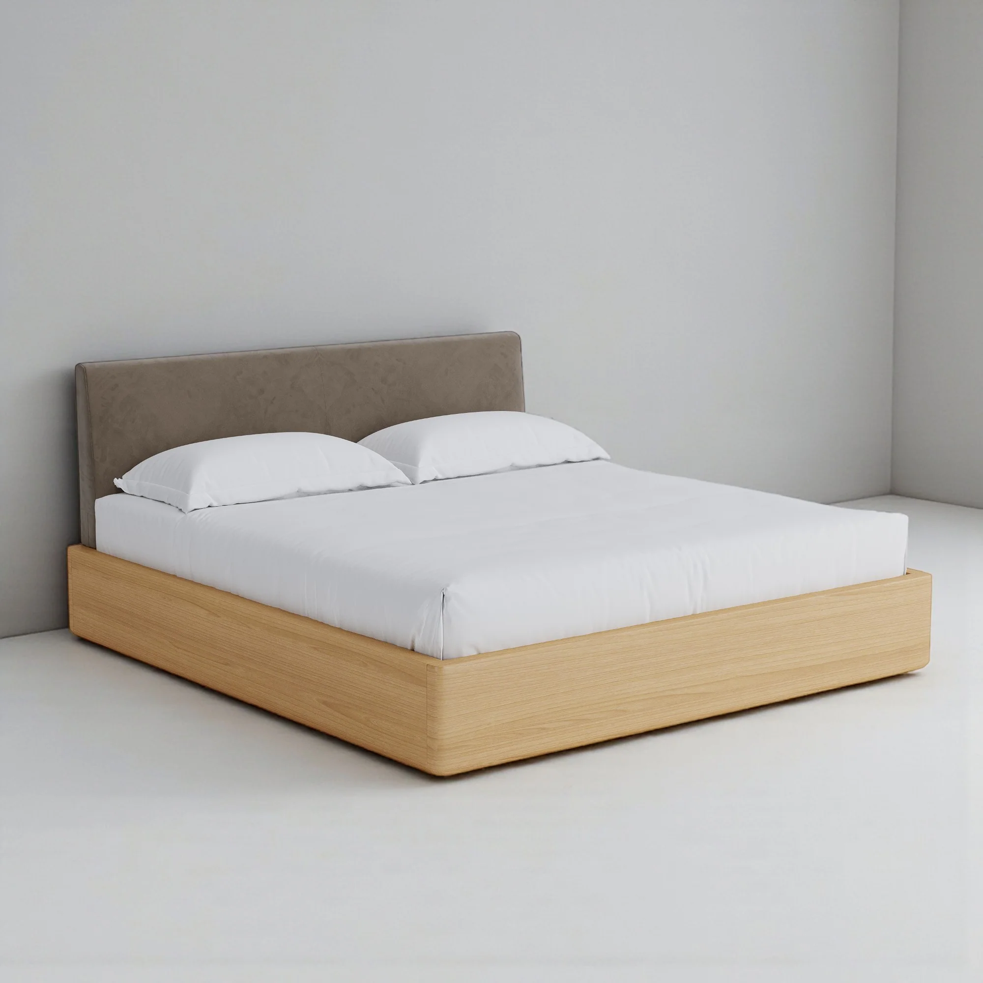 Aari Bed (Built-in Storage) - Solid Teak/Walnut/Oak Wood (Queen) - Image 27