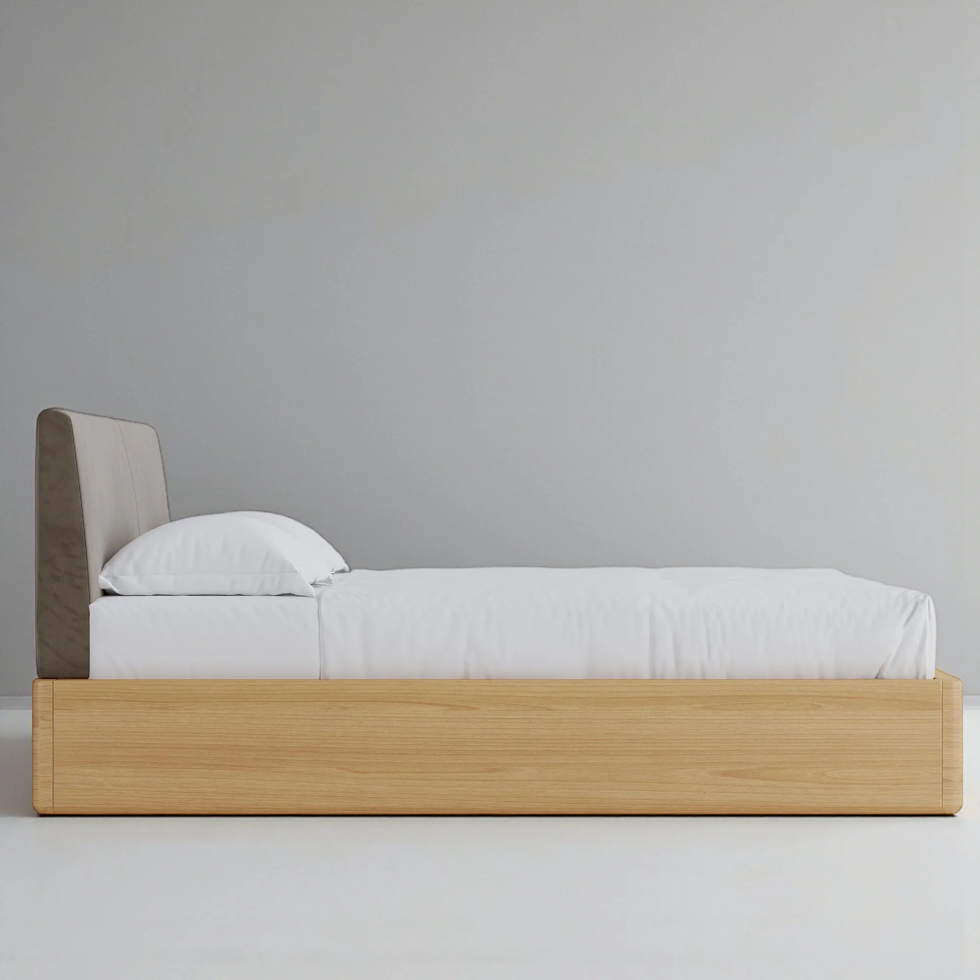 Aari Bed (Built-in Storage) - Solid Teak/Walnut/Oak Wood (Queen) - Image 28