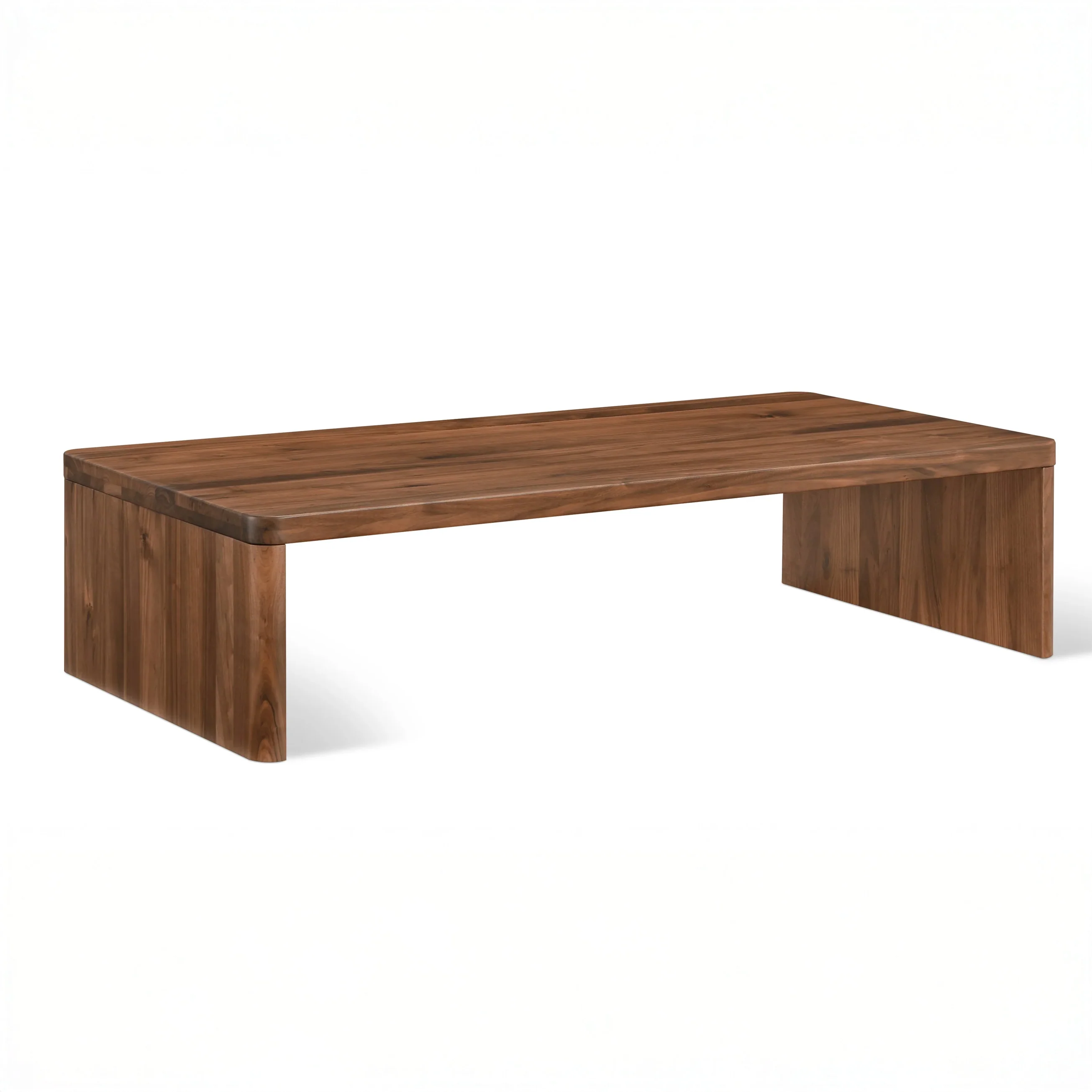 Akasa Coffee Table - Solid Walnut/Teak/Oak Wood - Image 3