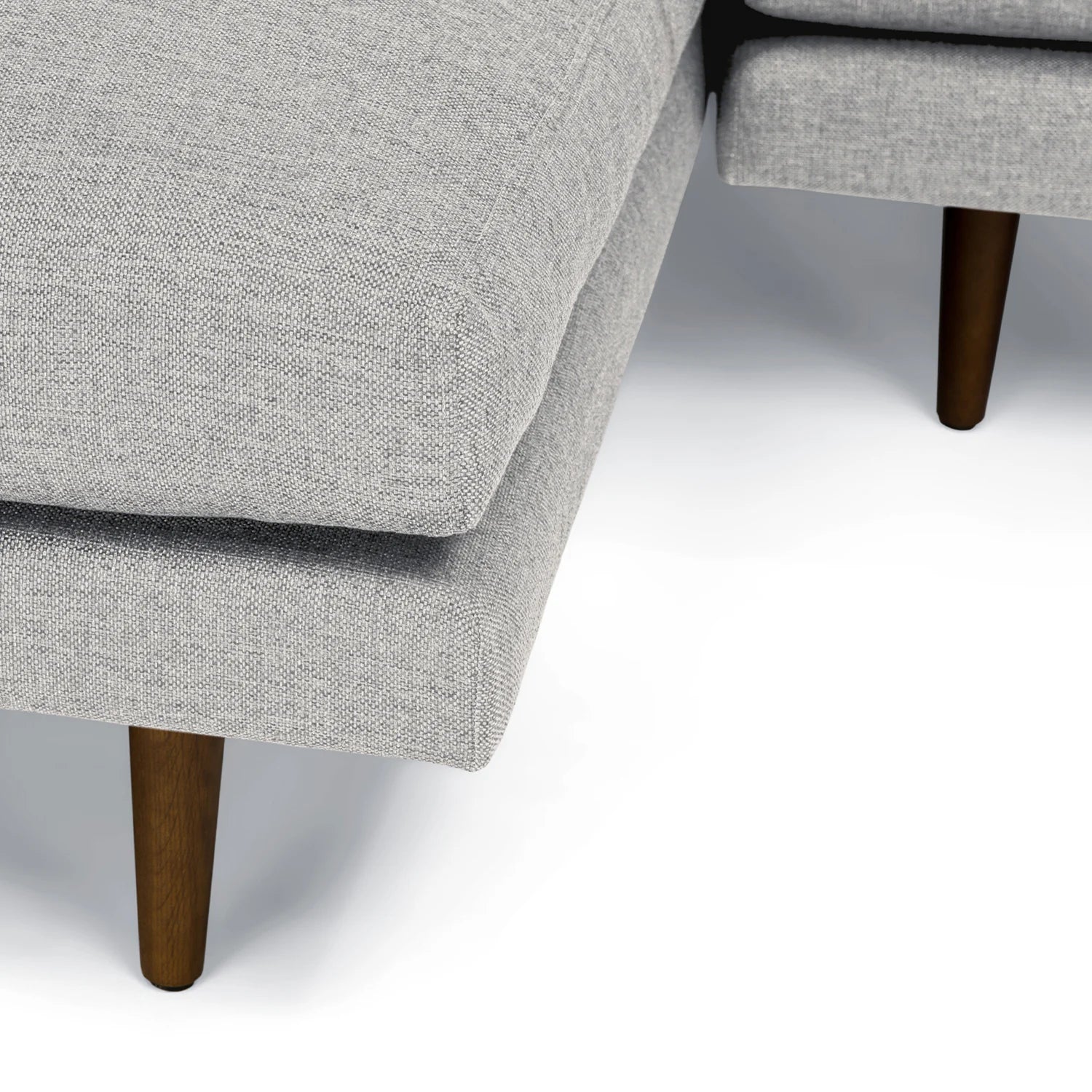 Anne Sofa | L Shaped Sectional | Down-feather Back Cushion (9.3 feet) XL | Removable Fabric - Image 31