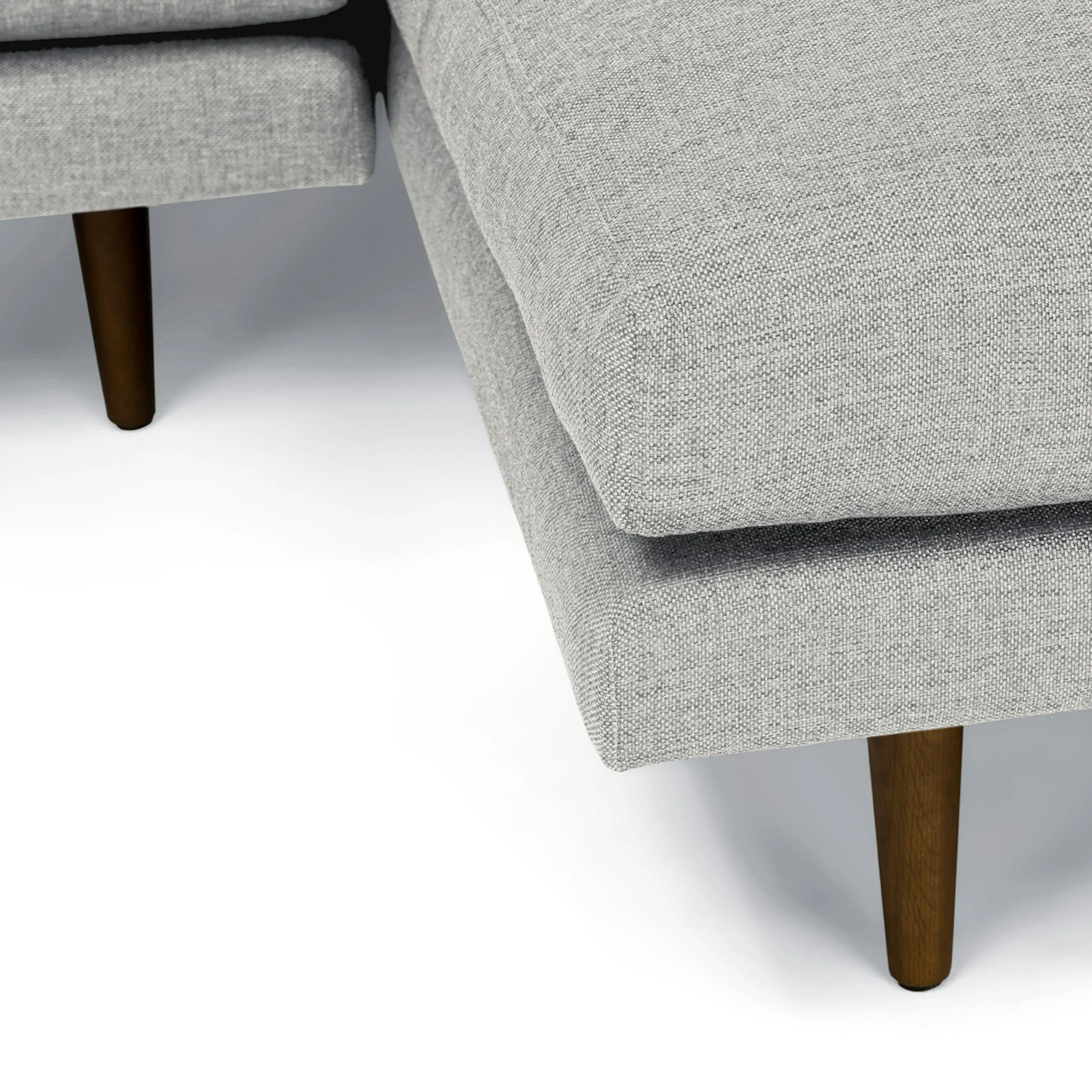 Anne Sofa | L Shaped Sectional | Down-feather Back Cushion (9.3 feet) XL | Removable Fabric - Image 32