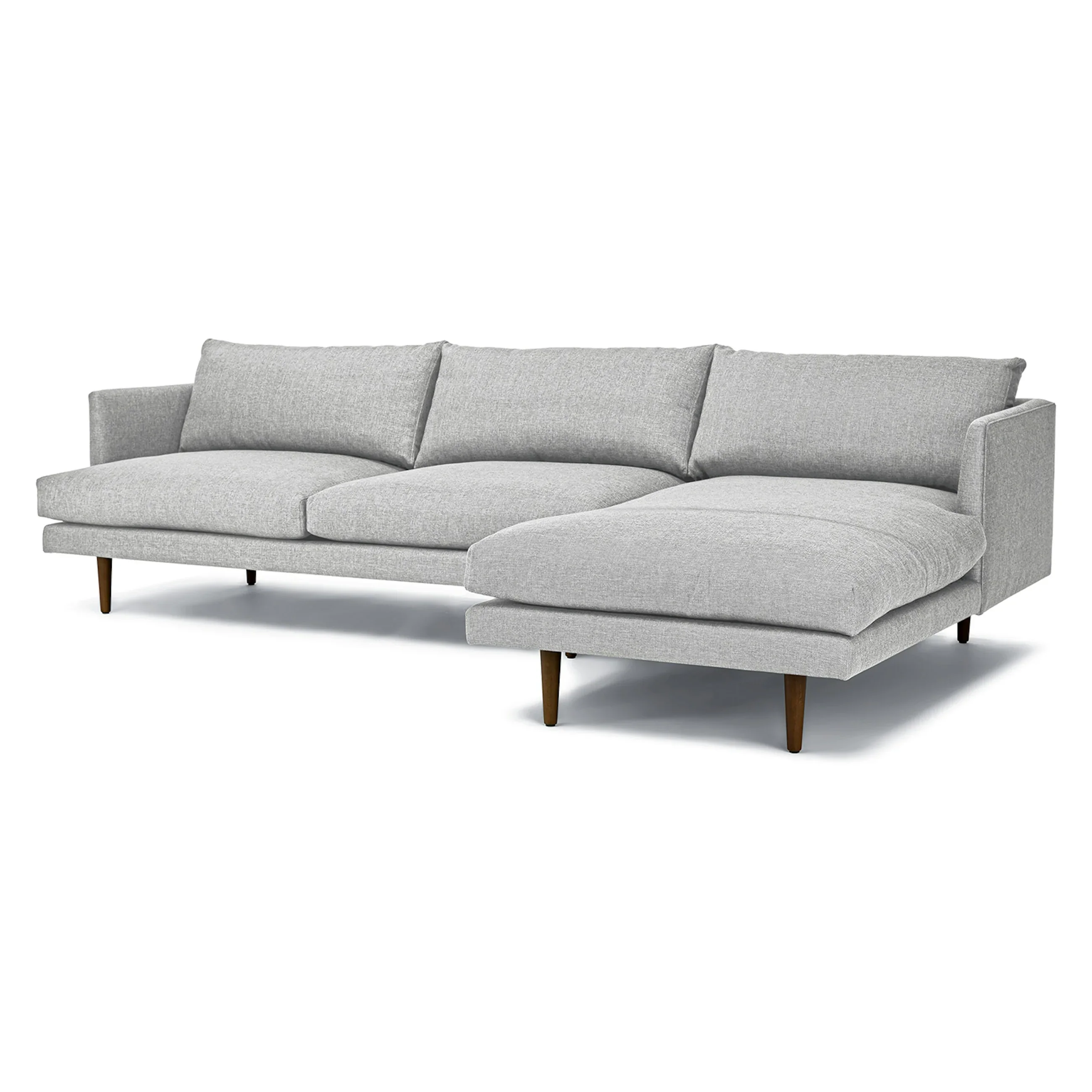 Anne Sofa | L Shaped Sectional | Down-feather Back Cushion (9.3 feet) XL | Removable Fabric - Image 3