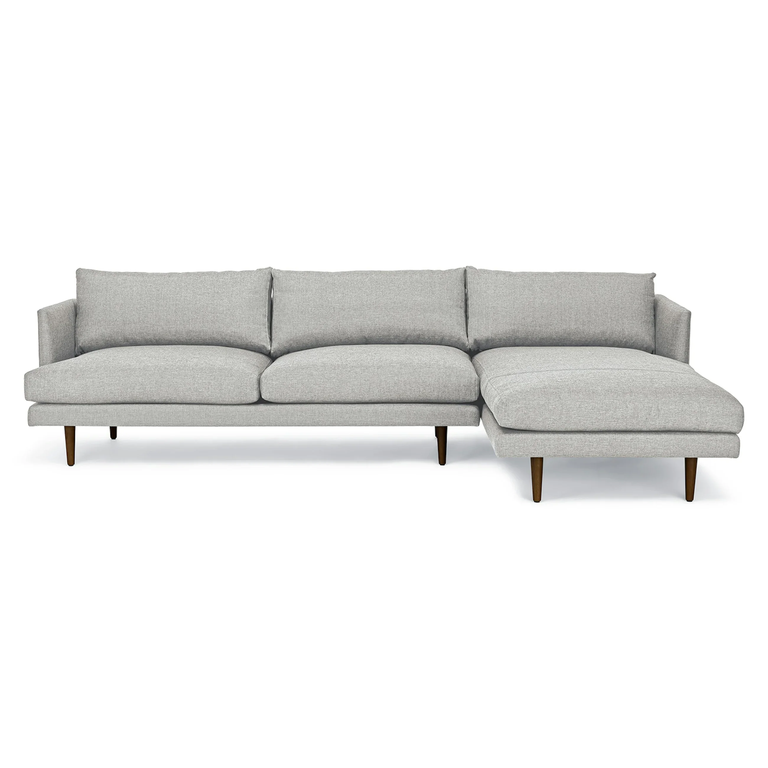 Anne Sofa | L Shaped Sectional | Down-feather Back Cushion (9.3 feet) XL | Removable Fabric - Image 4