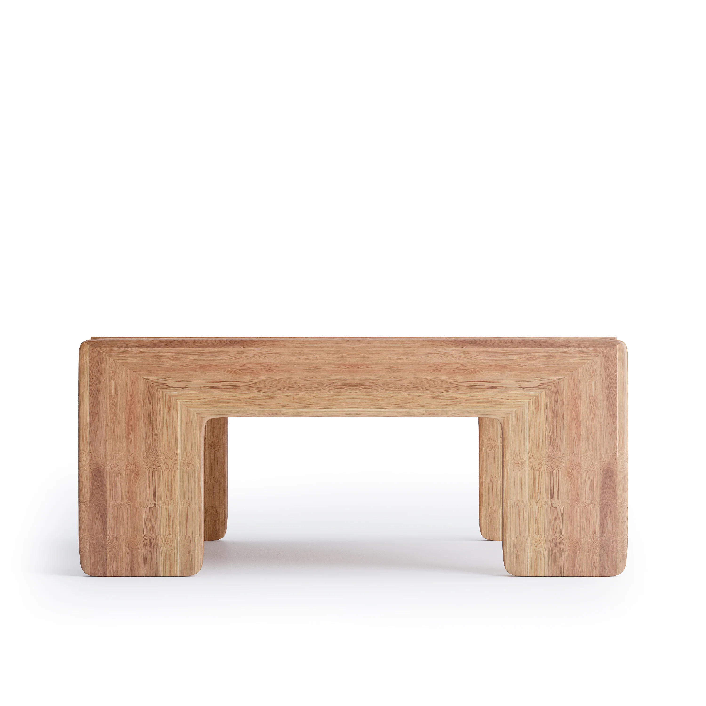 Nordhaven Coffee Table - Solid Walnut/Teak/Oak Wood (Square) - Image 11