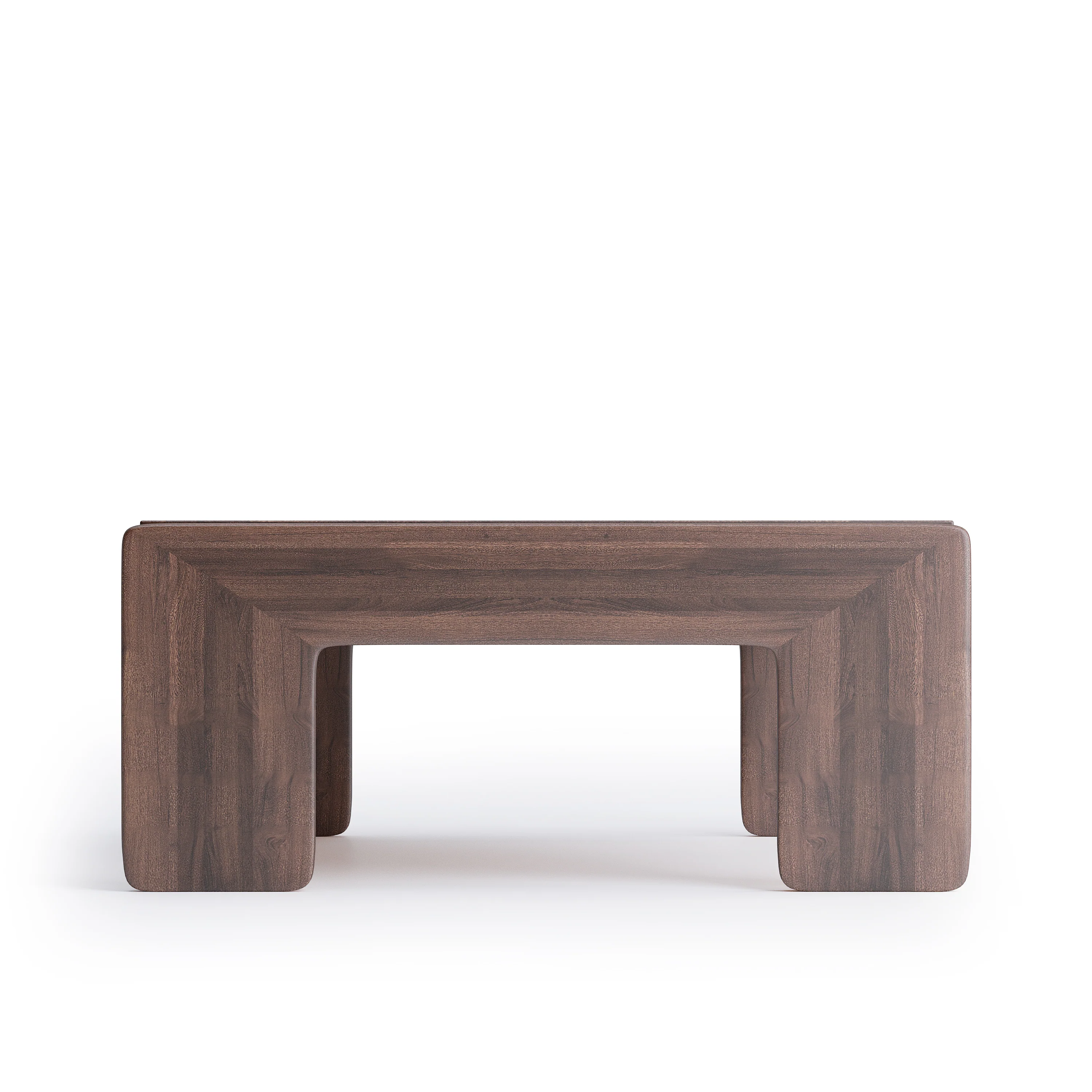 Nordhaven Coffee Table - Solid Walnut/Teak/Oak Wood (Square) - Image 5