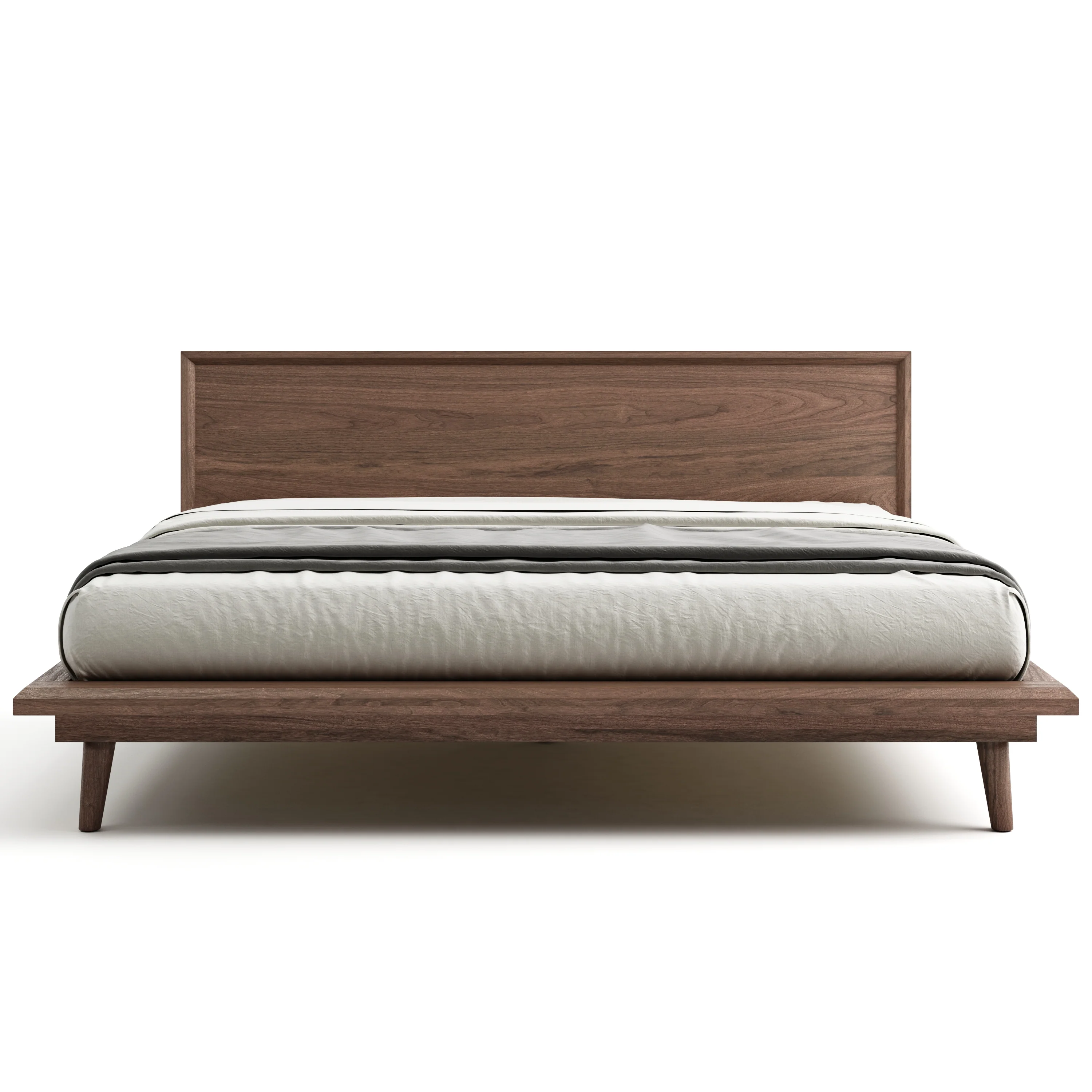Bon Bed - Solid Teak/Walnut/Oak Wood (King) - Image 19