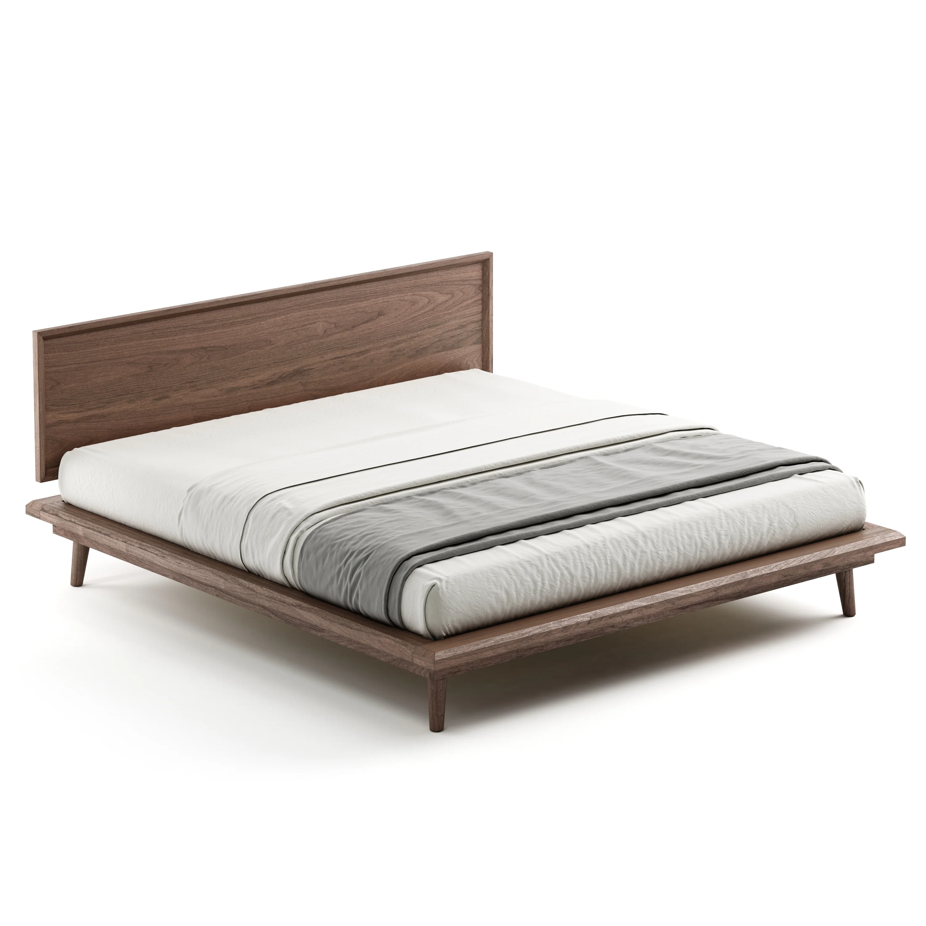 Bon Bed - Solid Teak/Walnut/Oak Wood (King) - Image 20