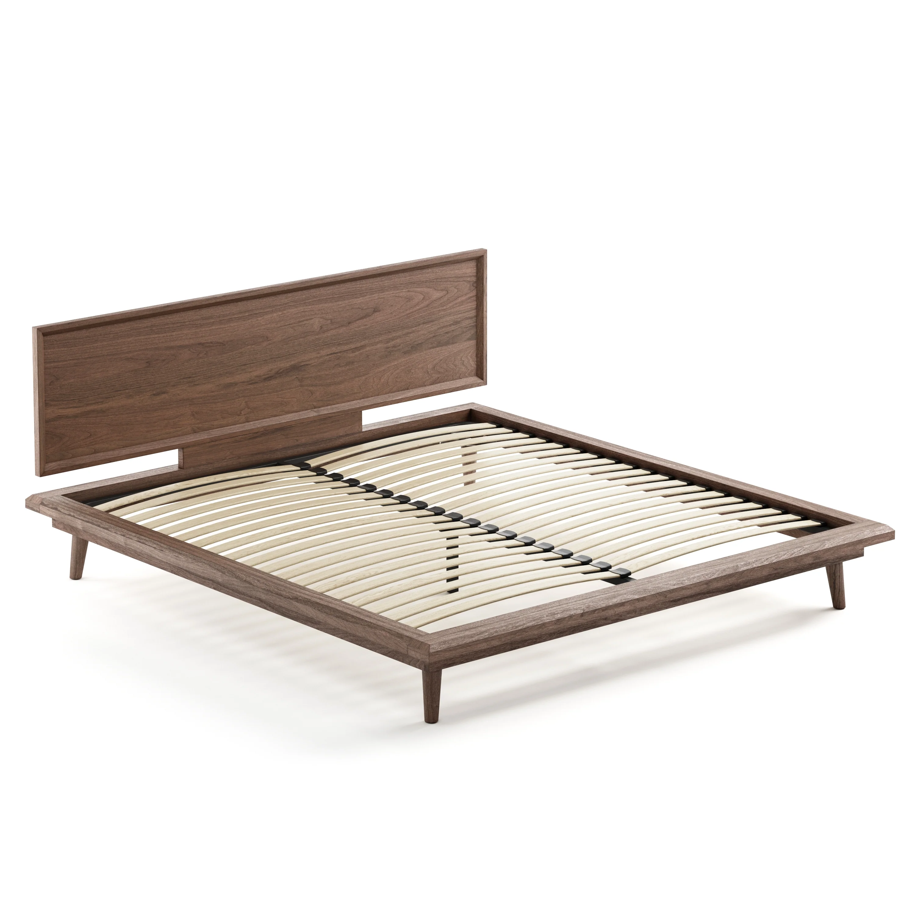 Bon Bed - Solid Teak/Walnut/Oak Wood (King) - Image 23