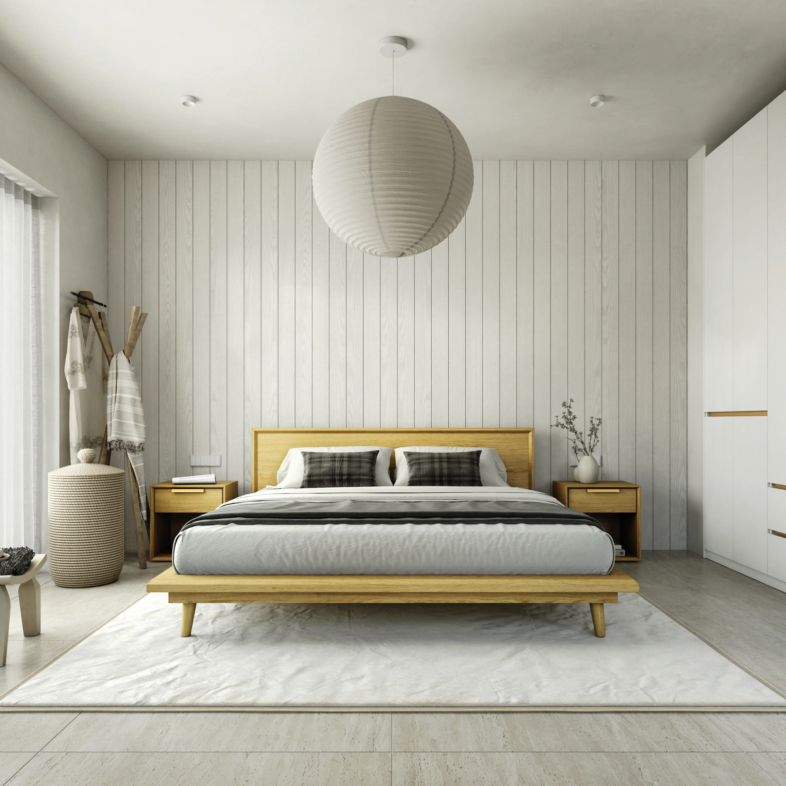 Bon Bed - Solid Teak/Walnut/Oak Wood (King) - Image 32