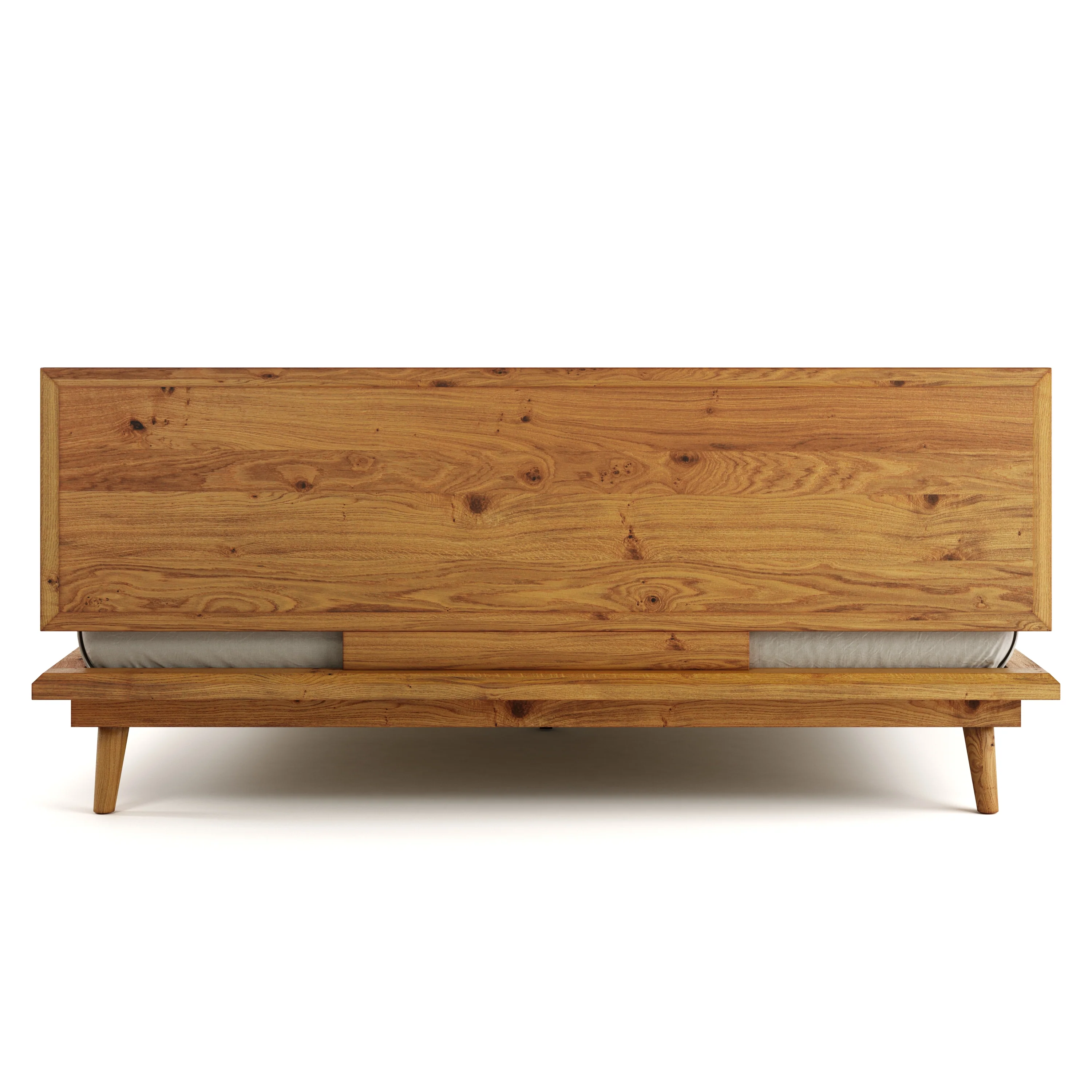 Bon Bed - Solid Teak/Walnut/Oak Wood (King) - Image 4