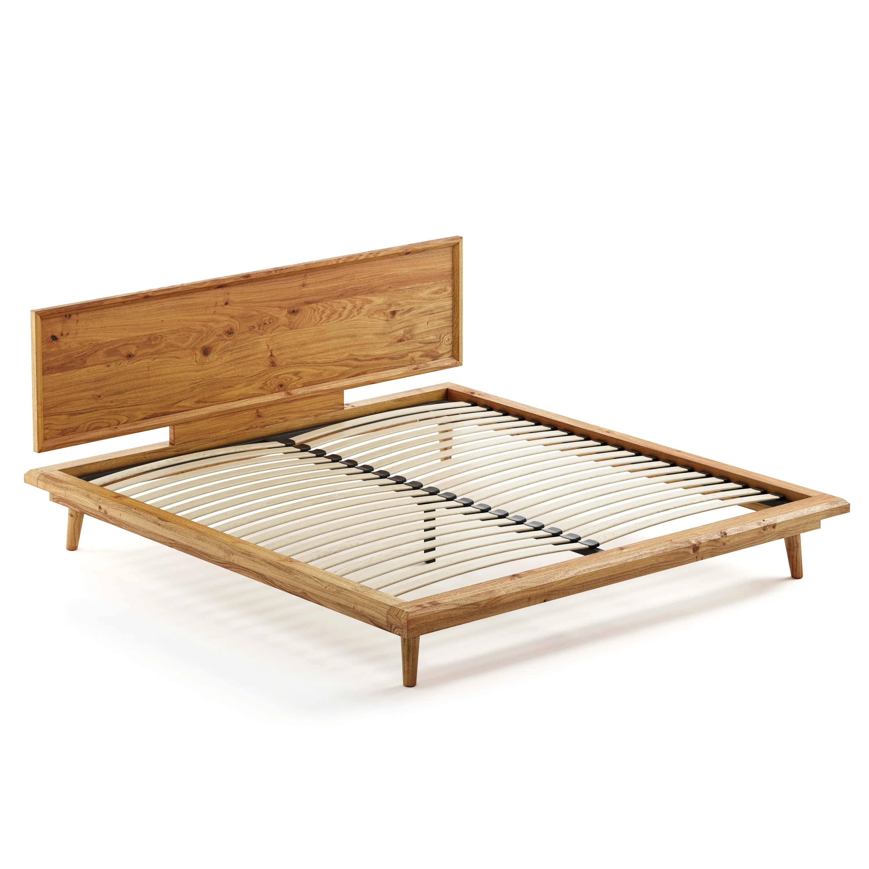 Bon Bed - Solid Teak/Walnut/Oak Wood (King) - Image 8
