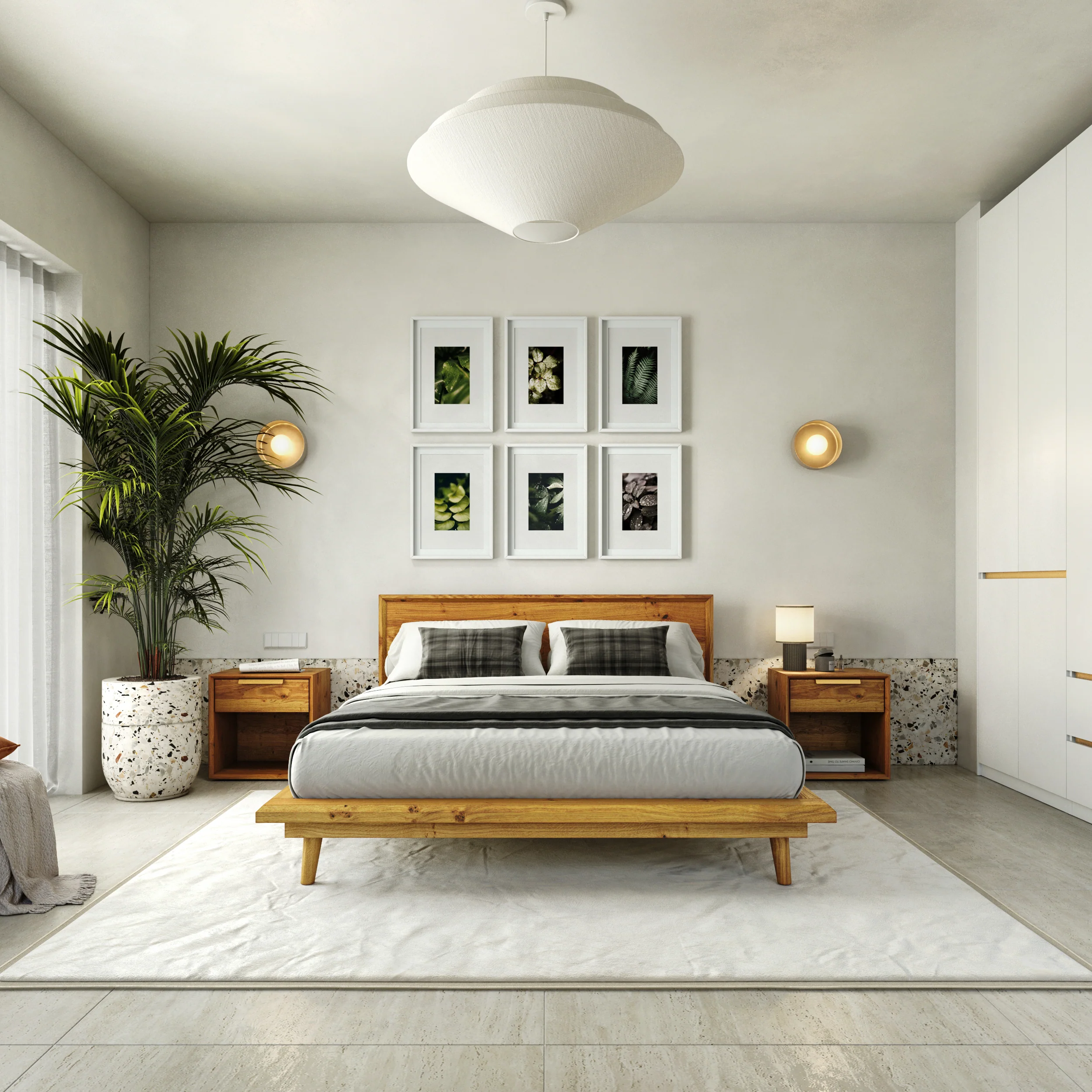 Bon Bed - Solid Teak/Walnut/Oak Wood (Queen) - Image 10