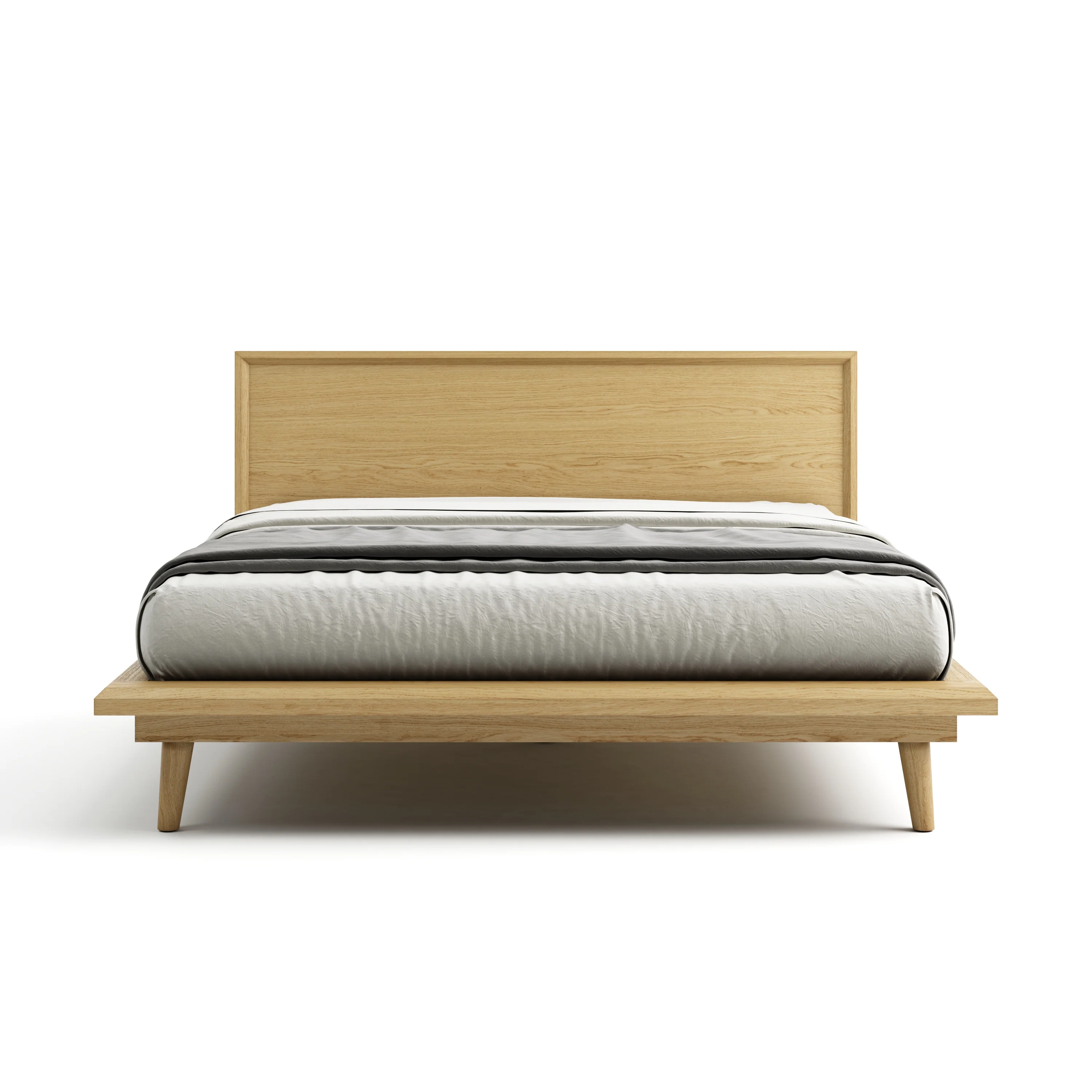 Bon Bed - Solid Teak/Walnut/Oak Wood (Queen) - Image 33