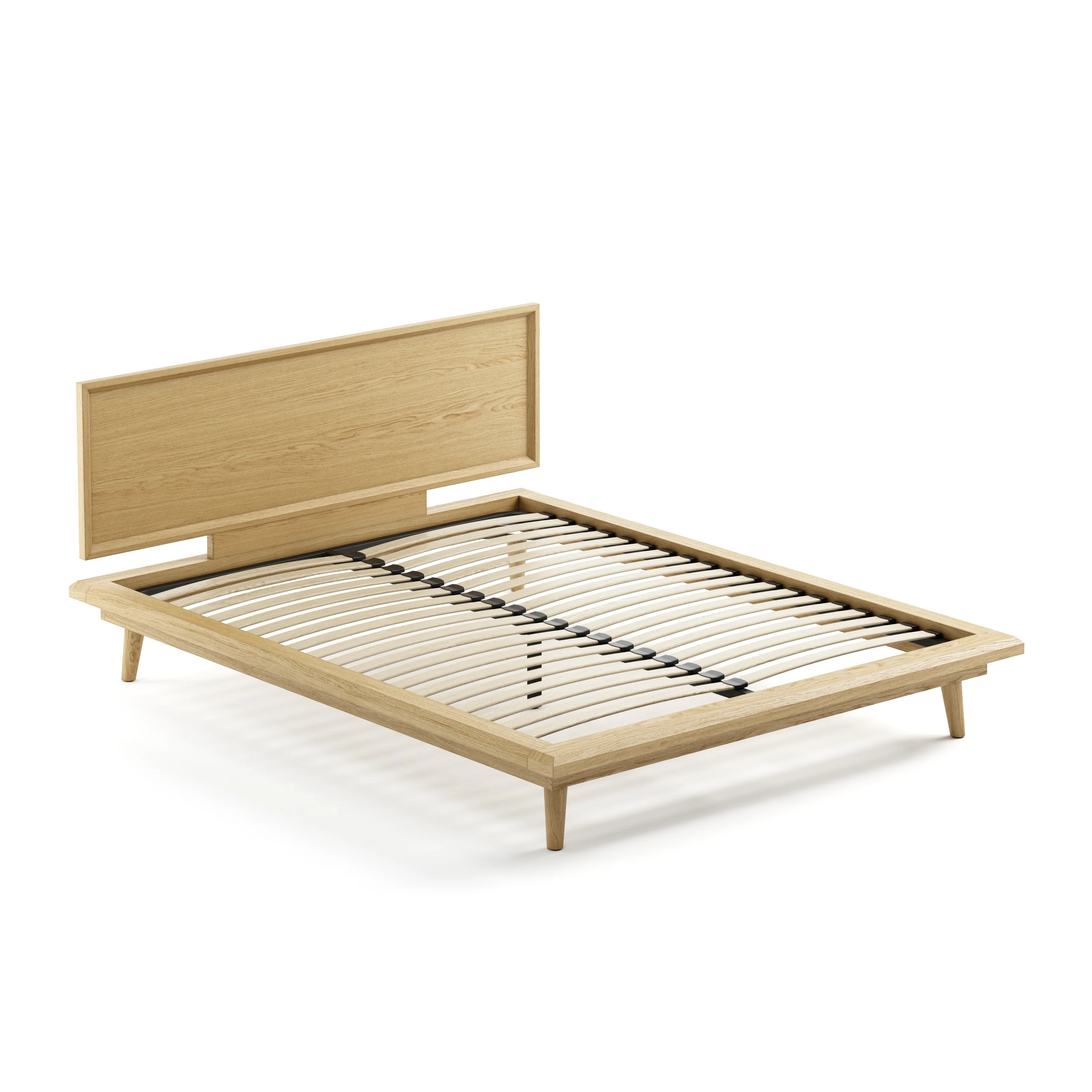 Bon Bed - Solid Teak/Walnut/Oak Wood (Queen) - Image 37