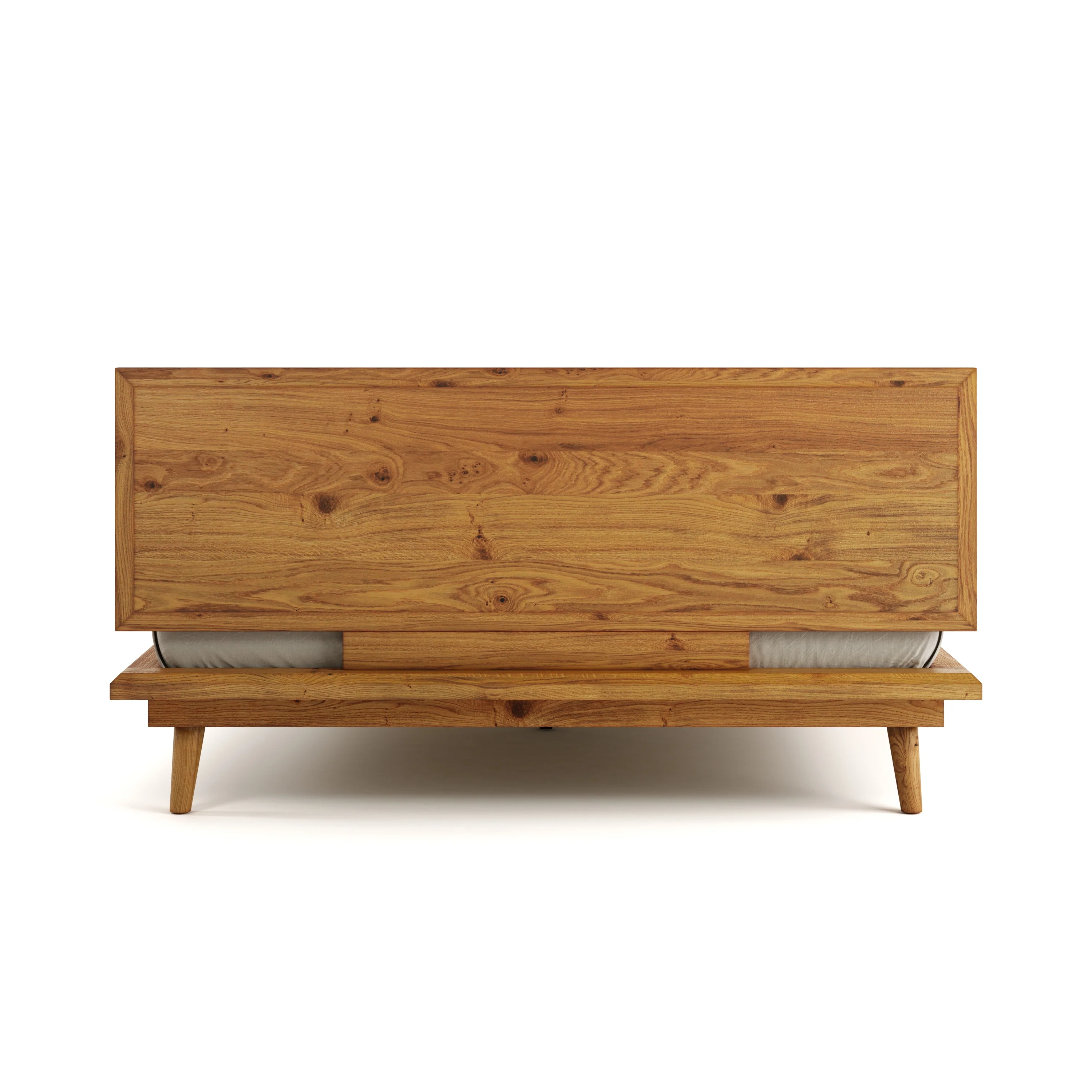 Bon Bed - Solid Teak/Walnut/Oak Wood (Queen) - Image 4