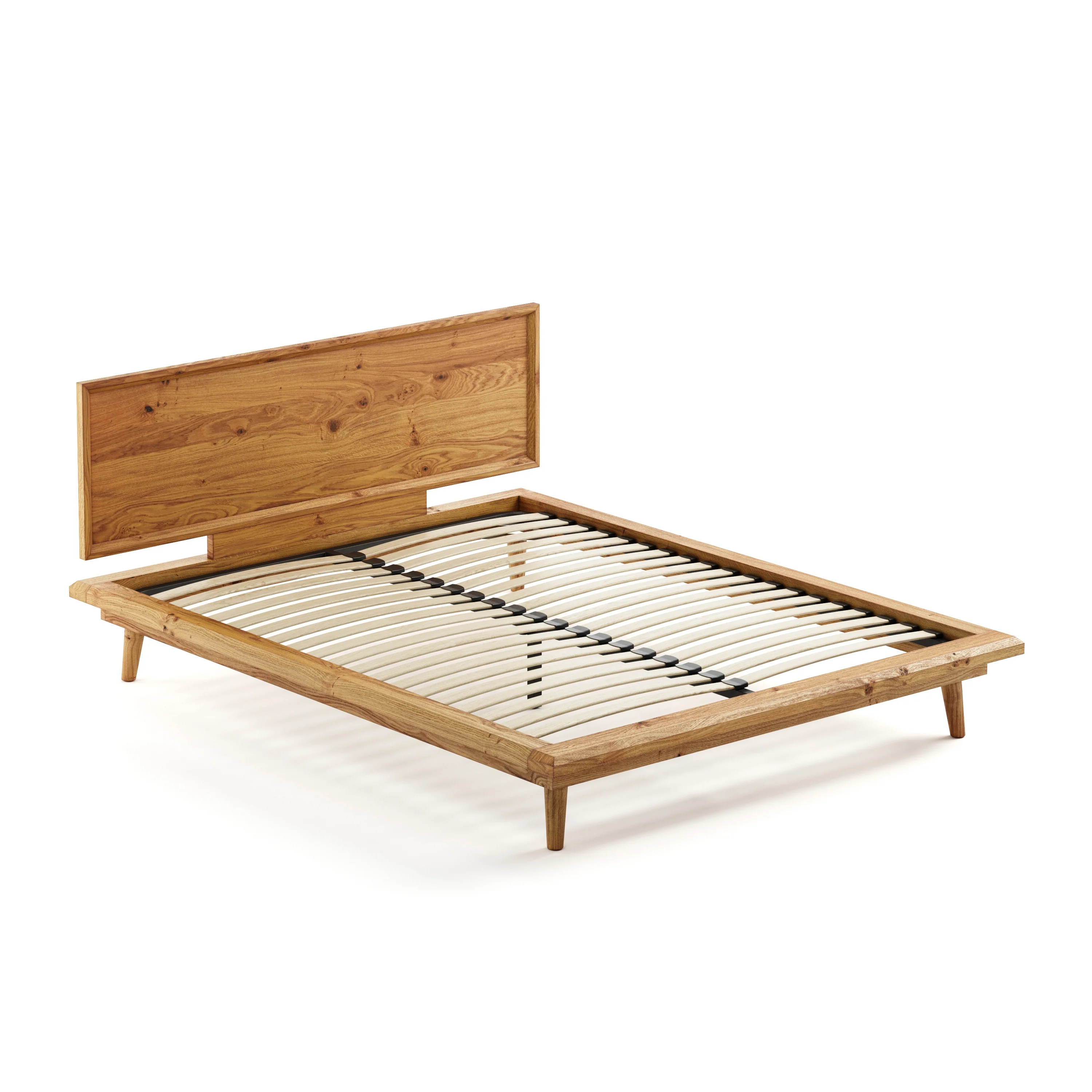 Bon Bed - Solid Teak/Walnut/Oak Wood (Queen) - Image 6