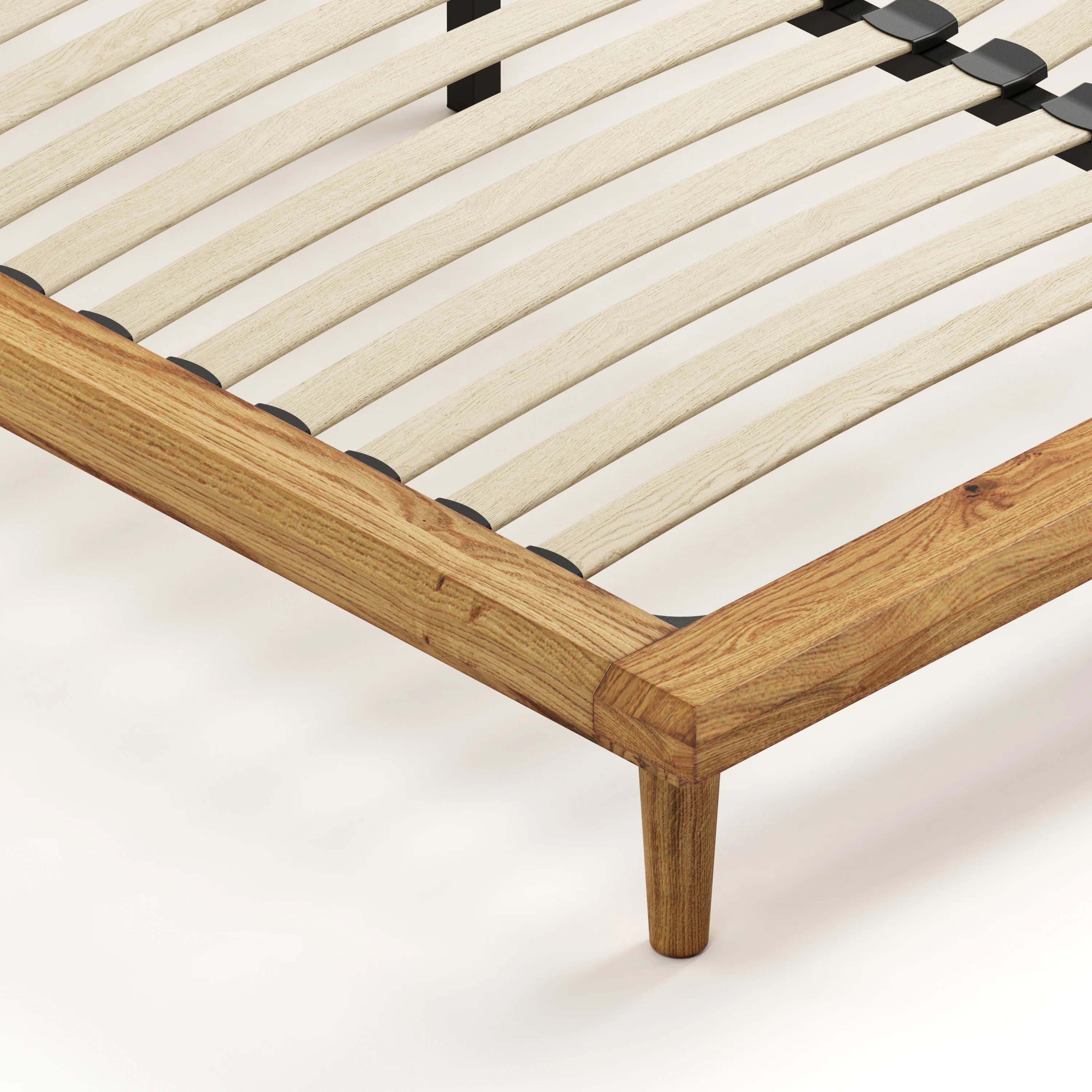 Bon Bed - Solid Teak/Walnut/Oak Wood (King) - Image 7