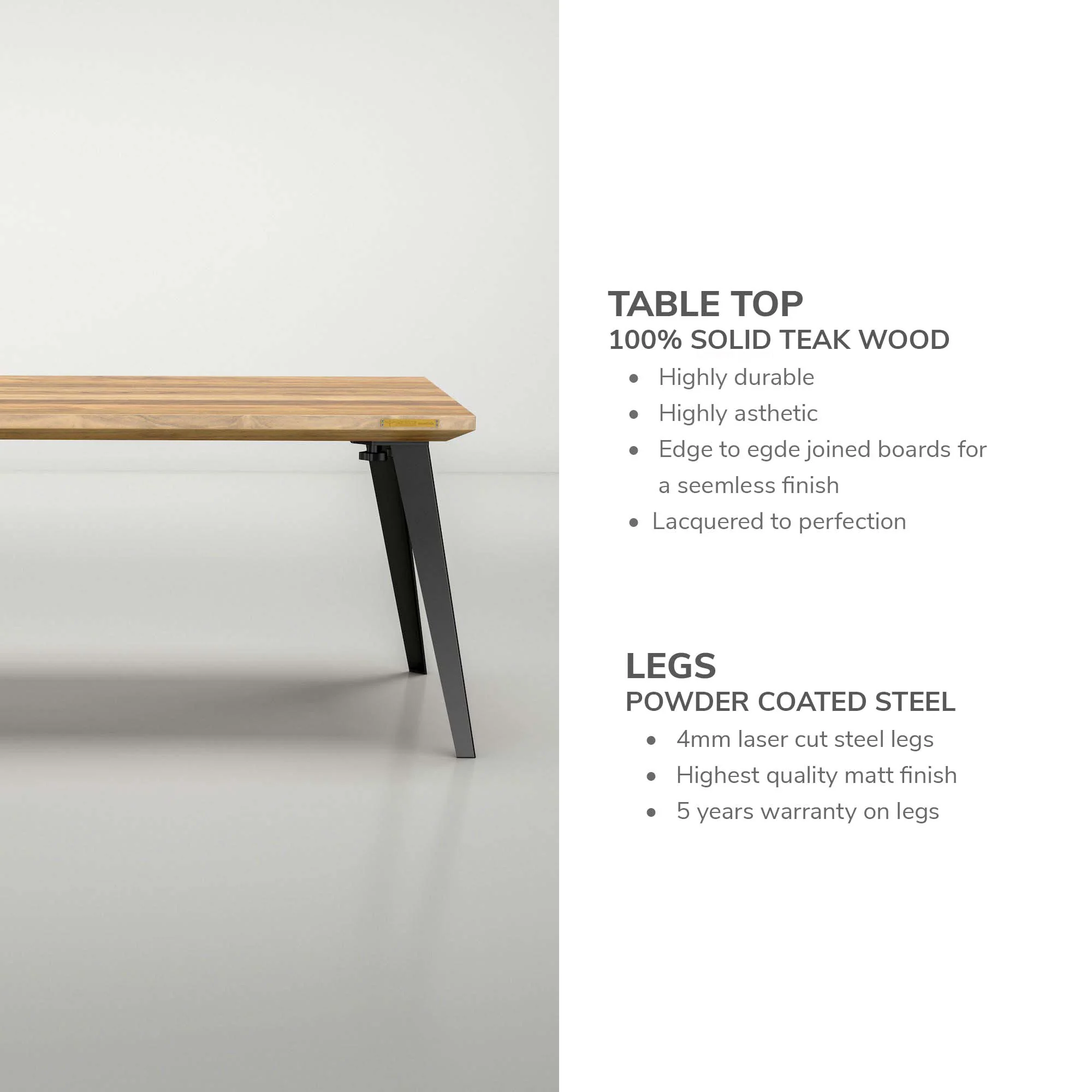 Takeshi Coffee Table - Solid Teak Wood - Image 12