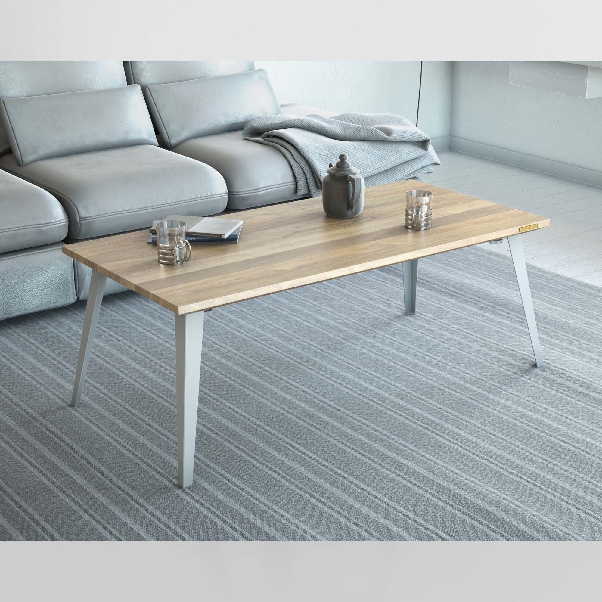 Takeshi Coffee Table - Solid Teak Wood - Image 3