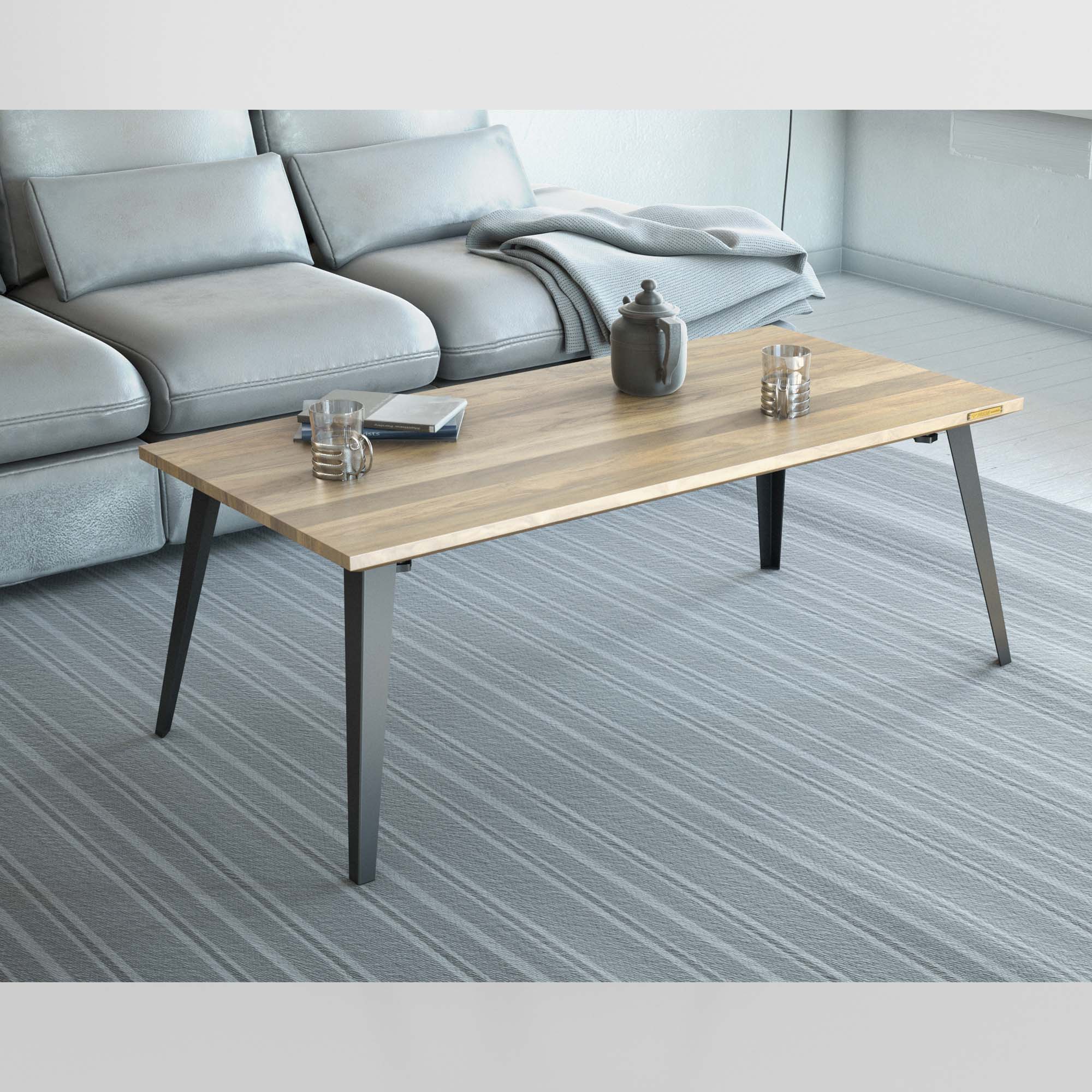 Takeshi Coffee Table - Solid Teak Wood - Image 9