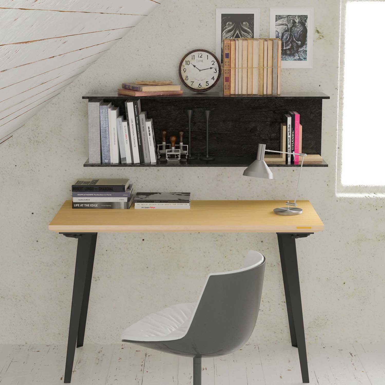 Takeshi Desk (4x2 feet) - White Oak - Image 13