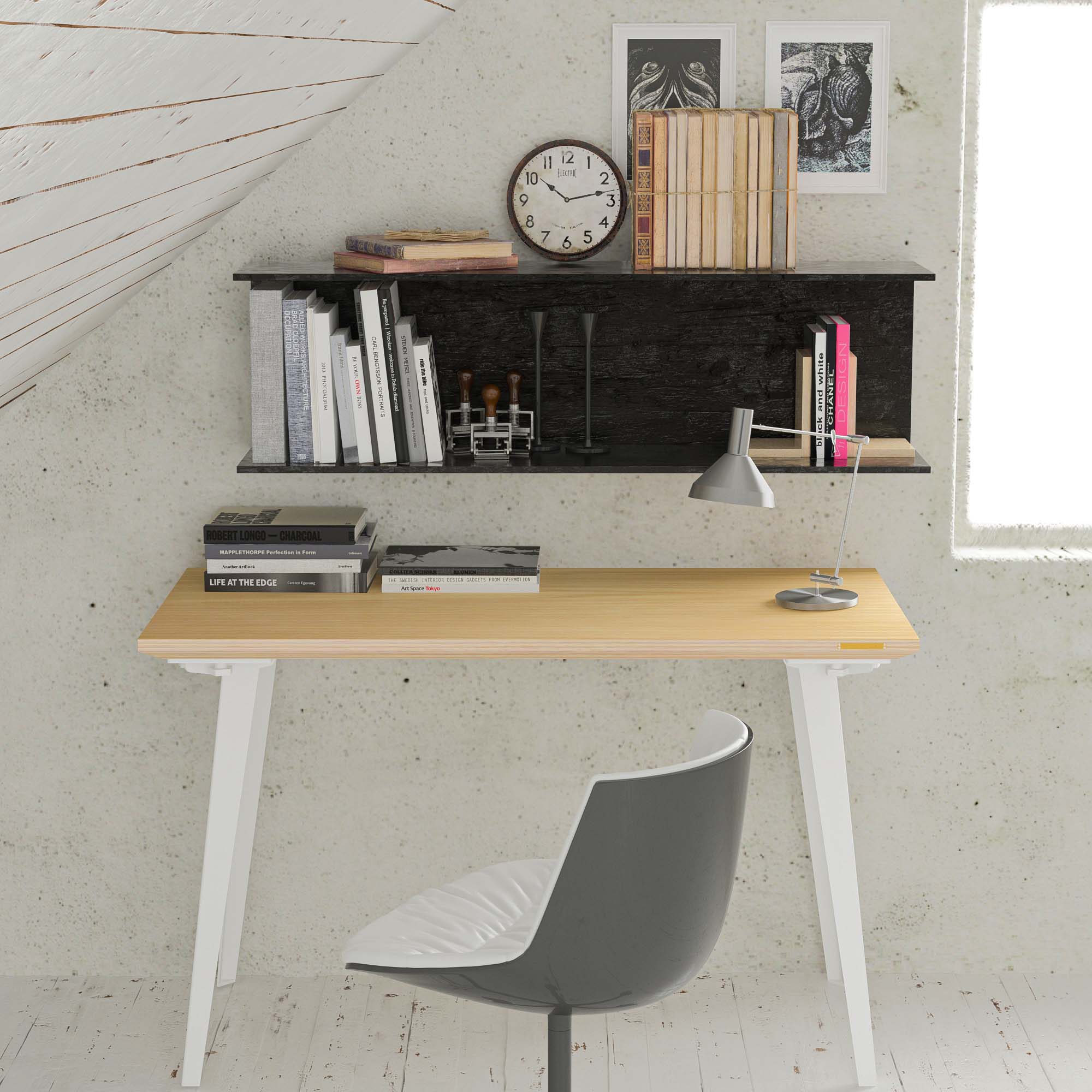 Takeshi Desk (4x2 feet) - White Oak - Image 7