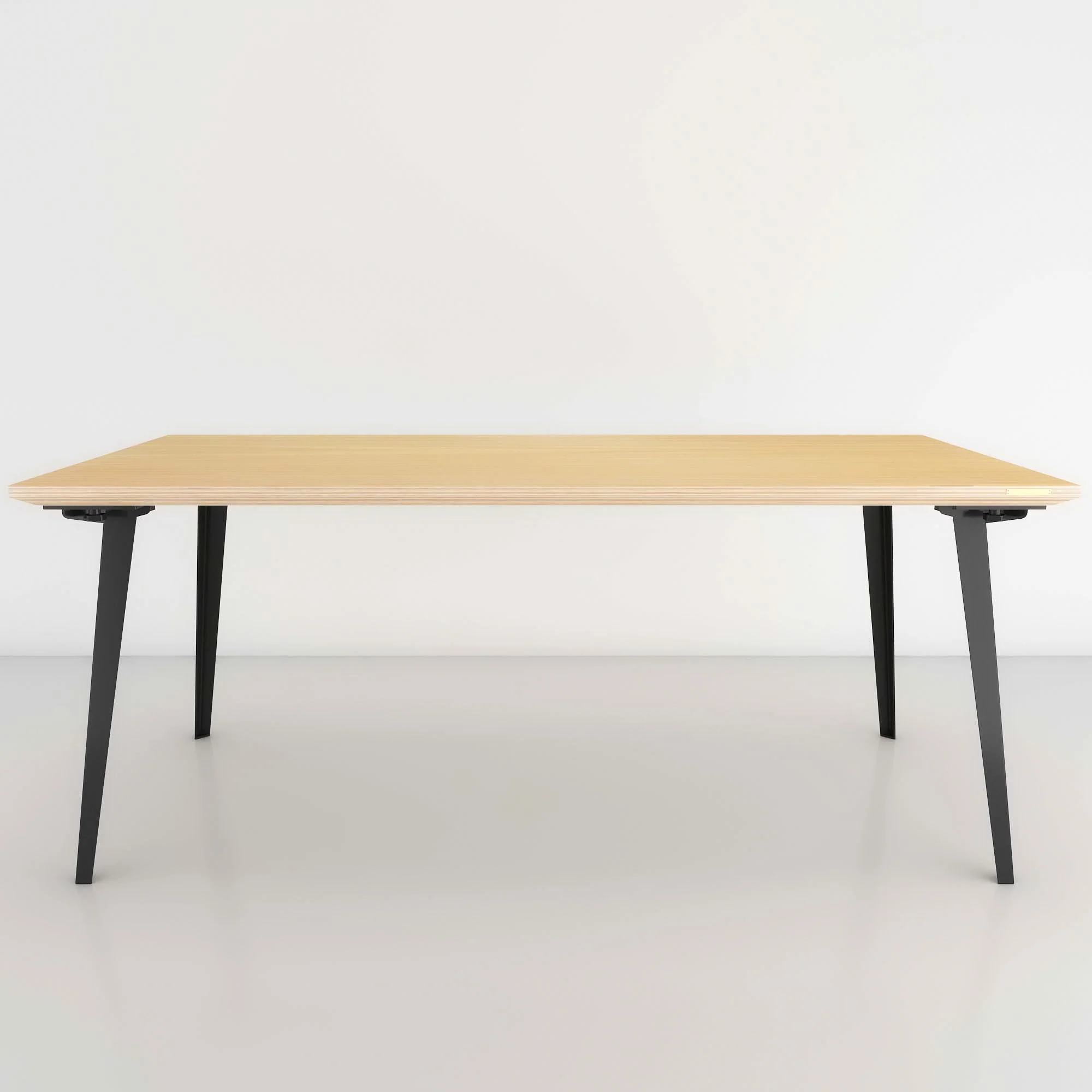 Serenity Dining Table XL (6x3 feet) - White Oak Veneer - Image 11