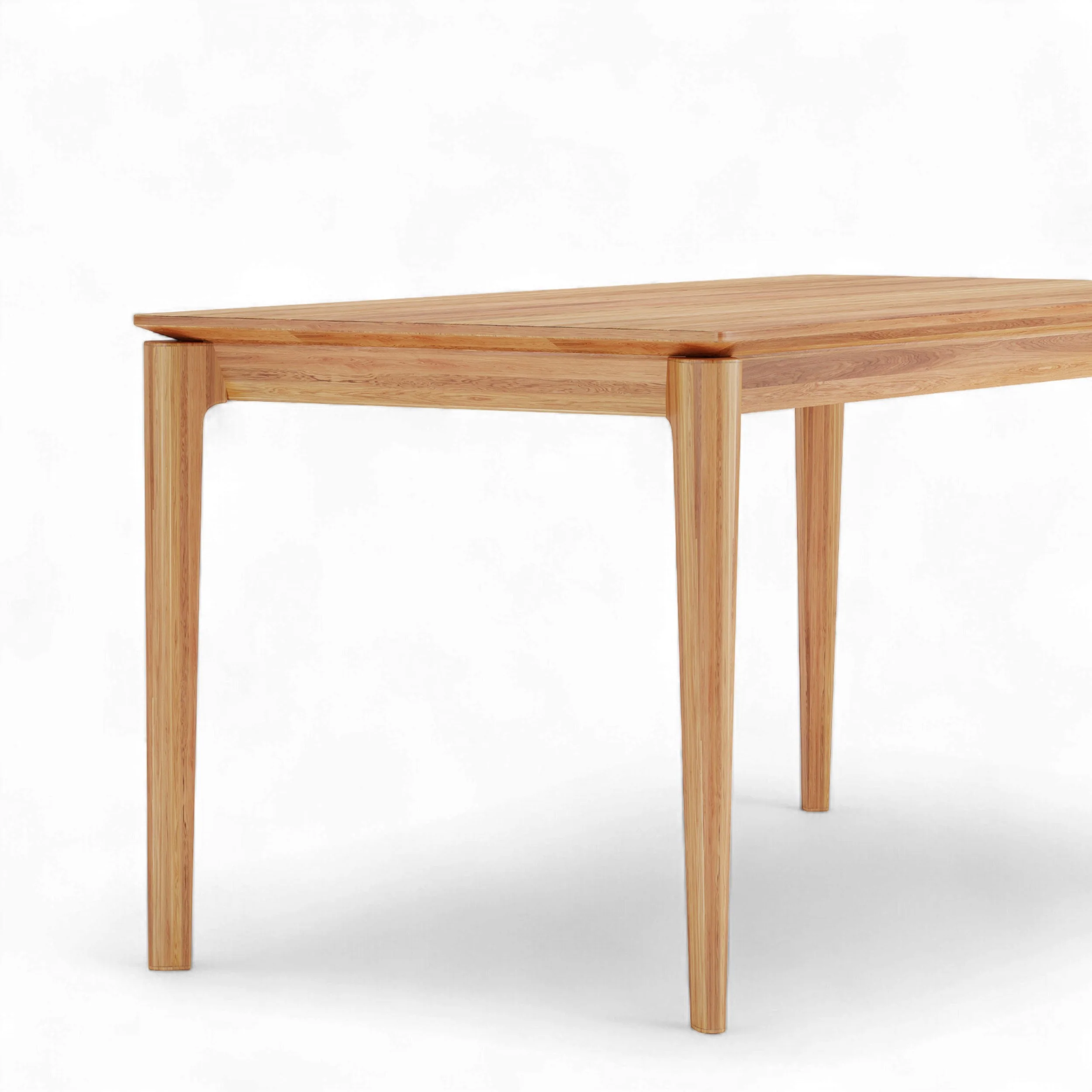 Elan Dining Table (5.3 feet) - Solid Teak/Walnut/Oak Wood - Image 12