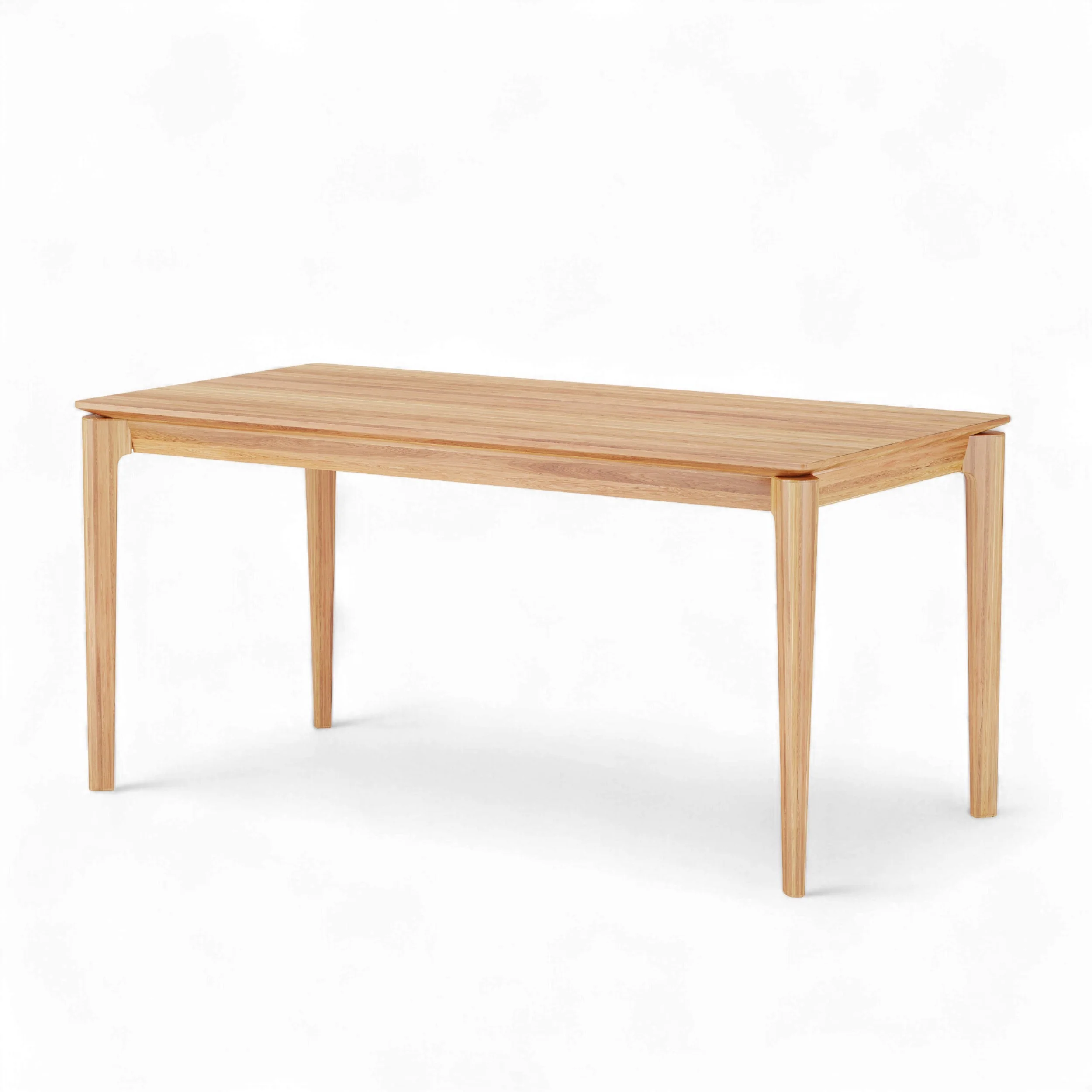 Elan Dining Table (5.3 feet) - Solid Teak/Walnut/Oak Wood - Image 13