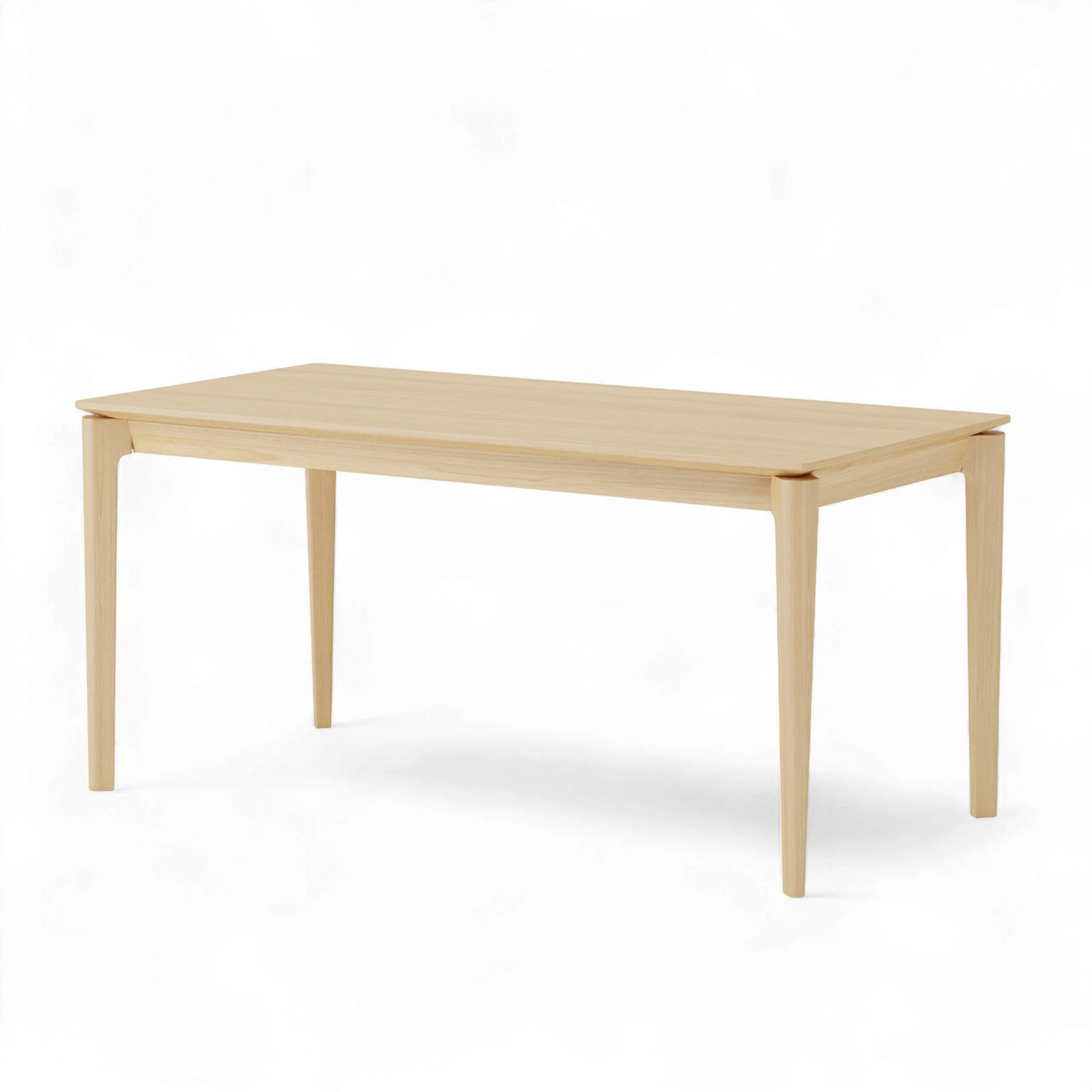 Elan Dining Table (5.3 feet) - Solid Teak/Walnut/Oak Wood - Image 16