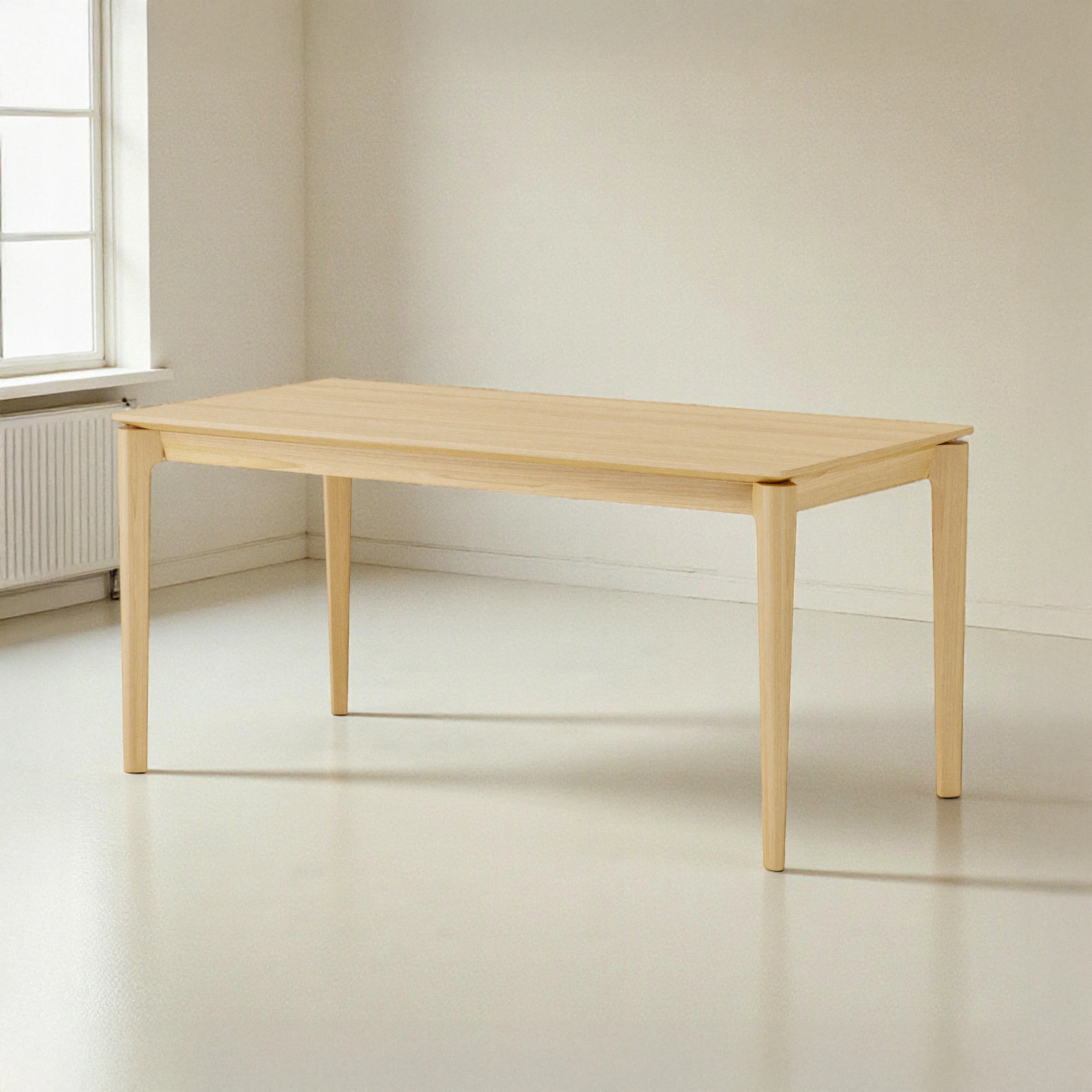 Elan Dining Table (5.3 feet) - Solid Teak/Walnut/Oak Wood - Image 19