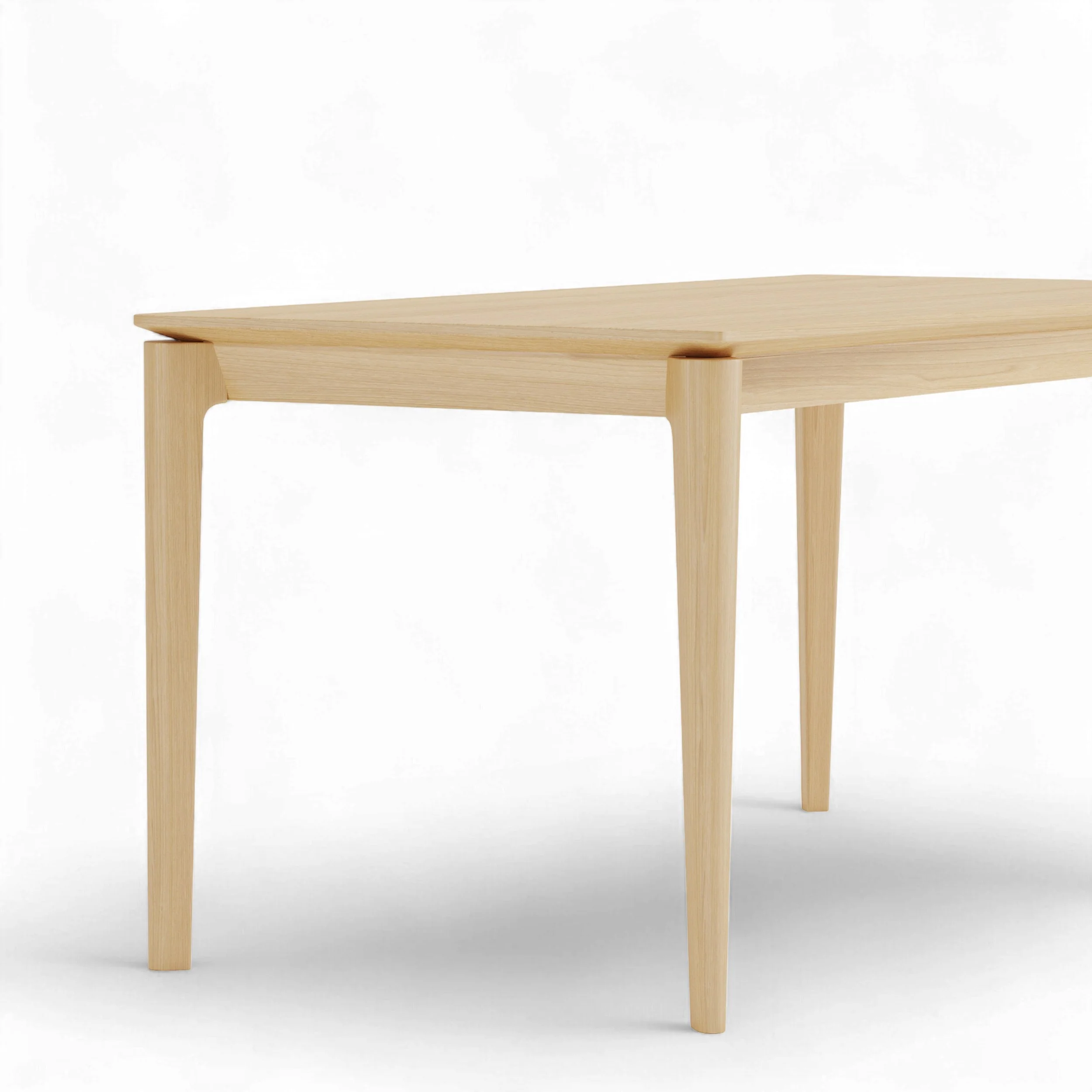 Elan Dining Table (5.3 feet) - Solid Teak/Walnut/Oak Wood - Image 20