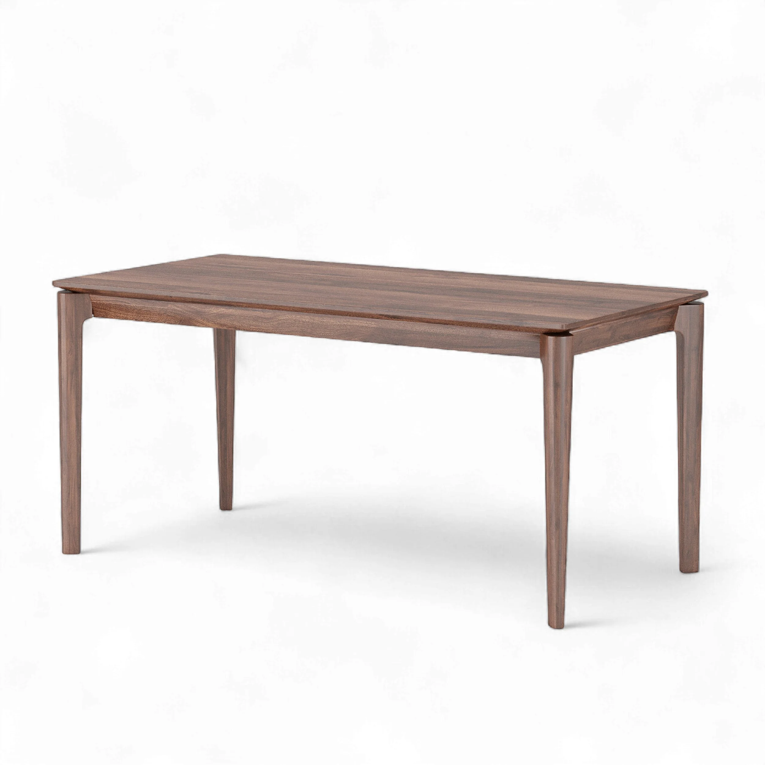 Elan Dining Table (5.3 feet) - Solid Teak/Walnut/Oak Wood - Image 7