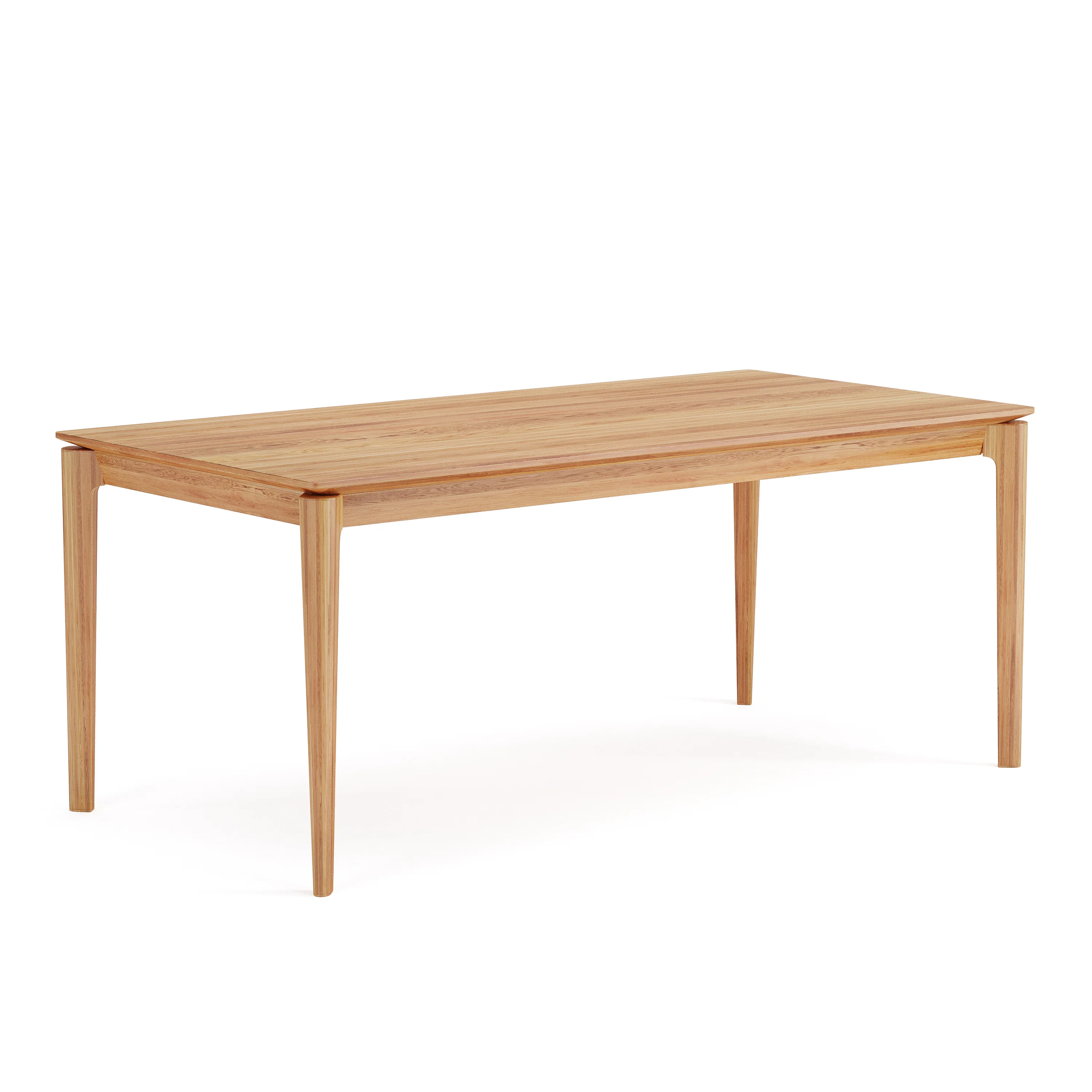 Elan Dining Table (6 feet) - Solid Teak/Walnut/Oak Wood - Image 18