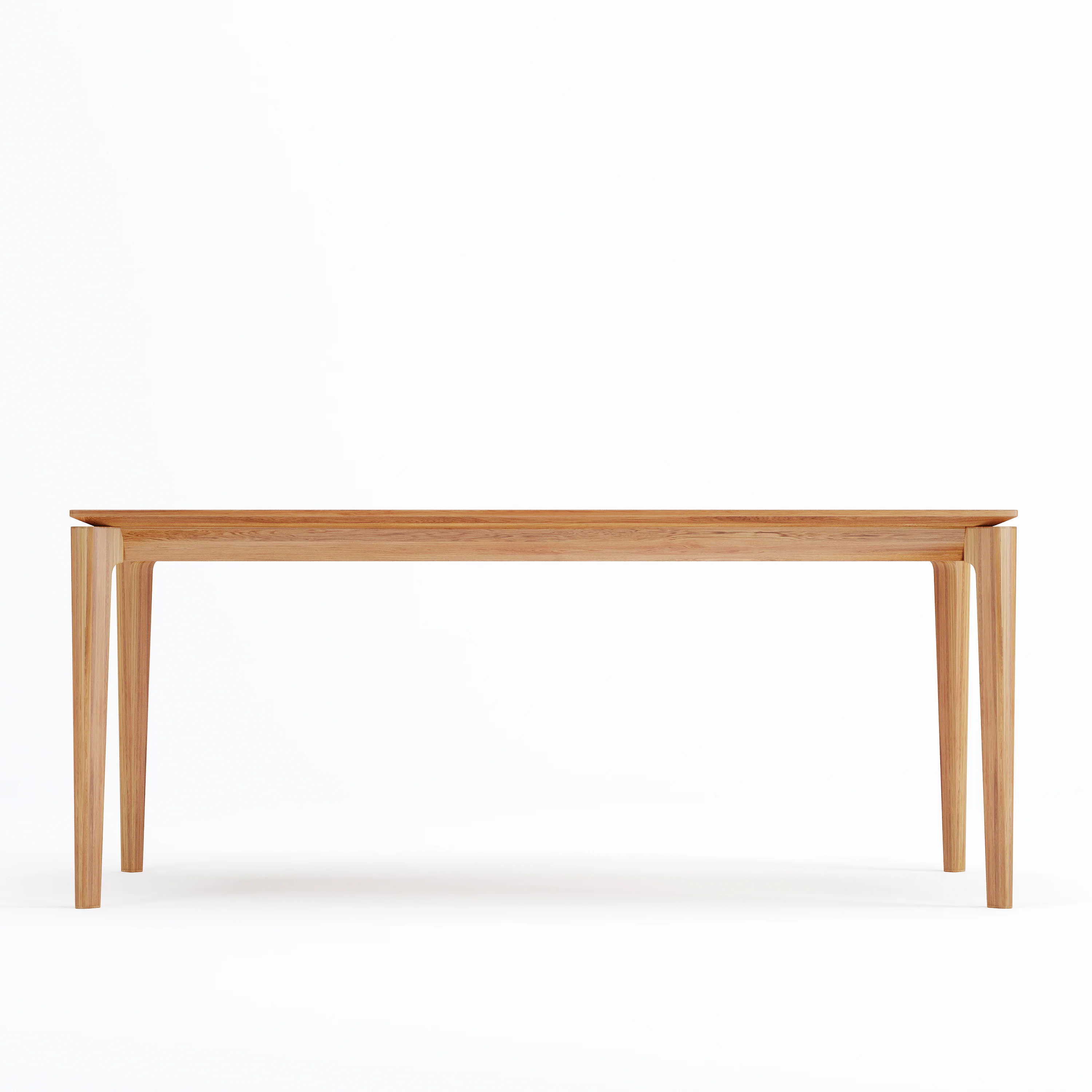 Elan Dining Table (6 feet) - Solid Teak/Walnut/Oak Wood - Image 19