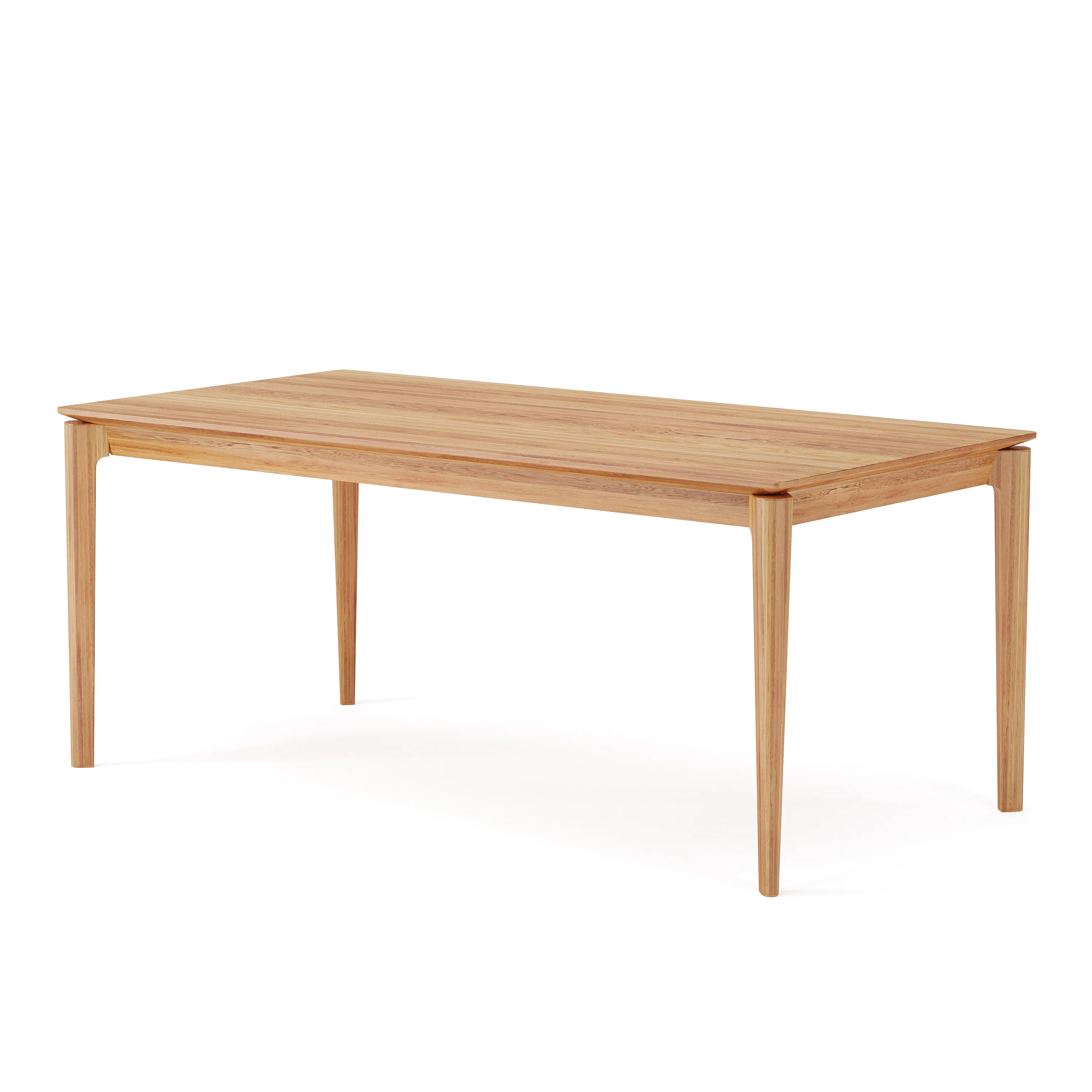 Elan Dining Table (6 feet) - Solid Teak/Walnut/Oak Wood - Image 21