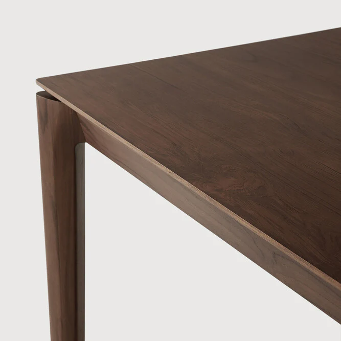 Elan Dining Table (6 feet) - Solid Teak/Walnut/Oak Wood - Image 7