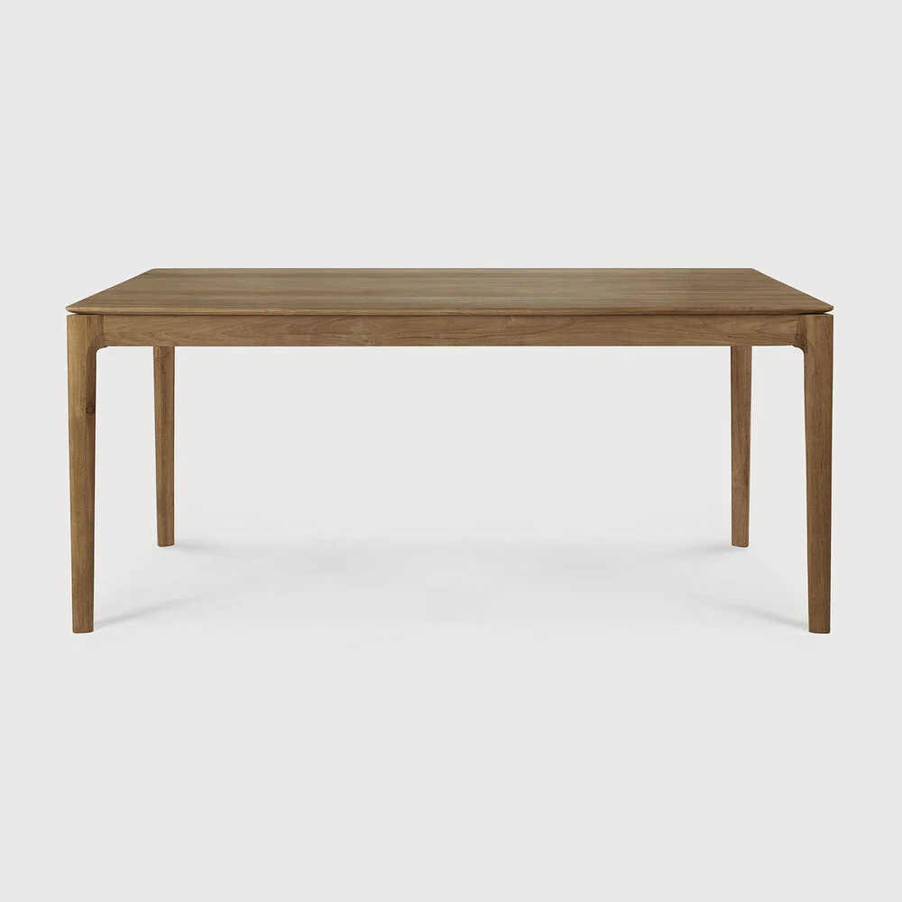Elan Dining Table (6 feet) - Solid Teak/Walnut/Oak Wood - Image 8