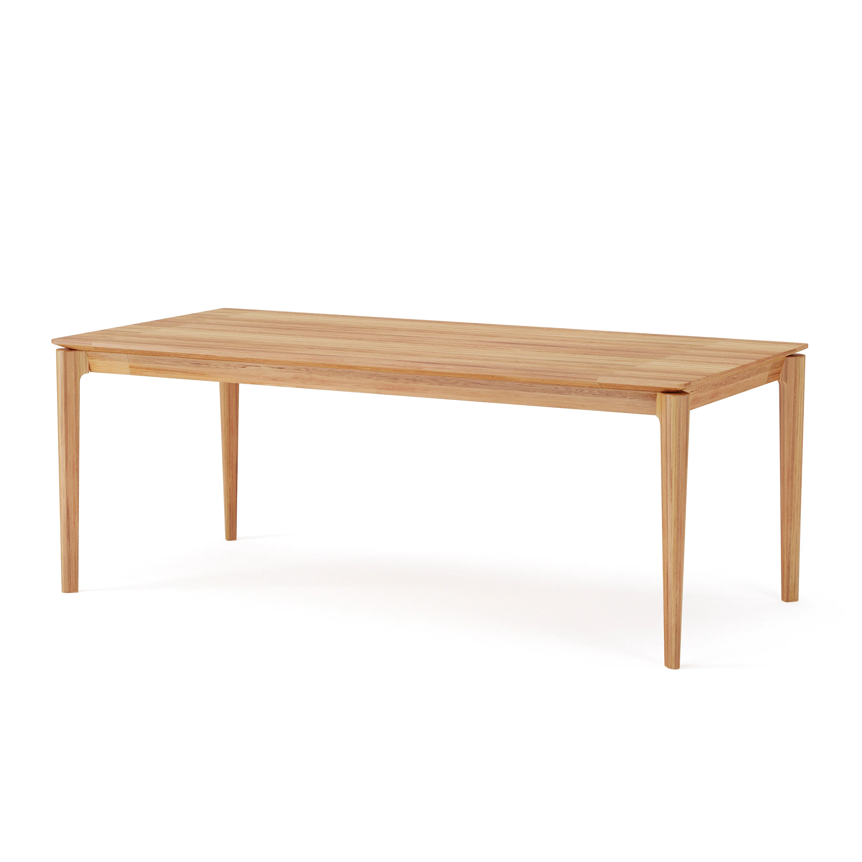 Elan Dining Table (6.5 feet) - Solid Teak/Walnut/Oak Wood - Image 12