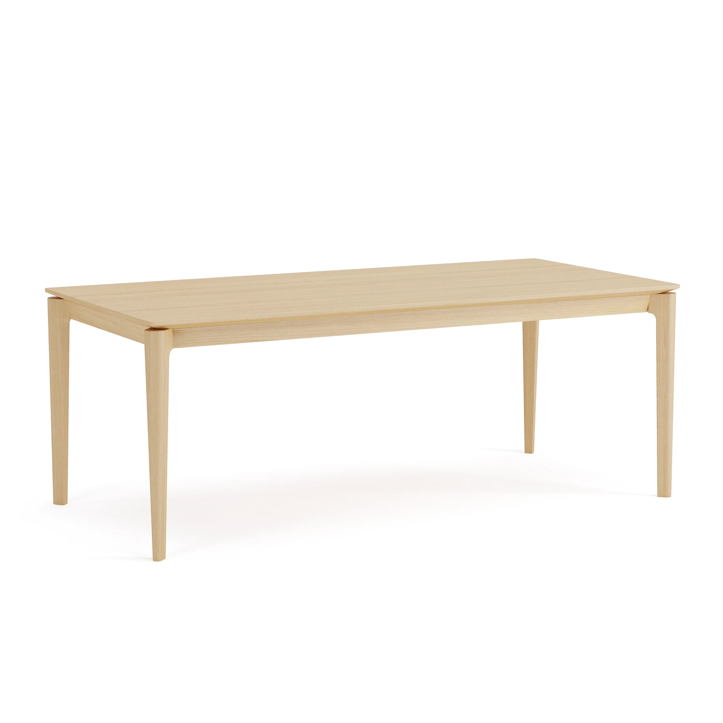 Elan Dining Table (6.5 feet) - Solid Teak/Walnut/Oak Wood - Image 15