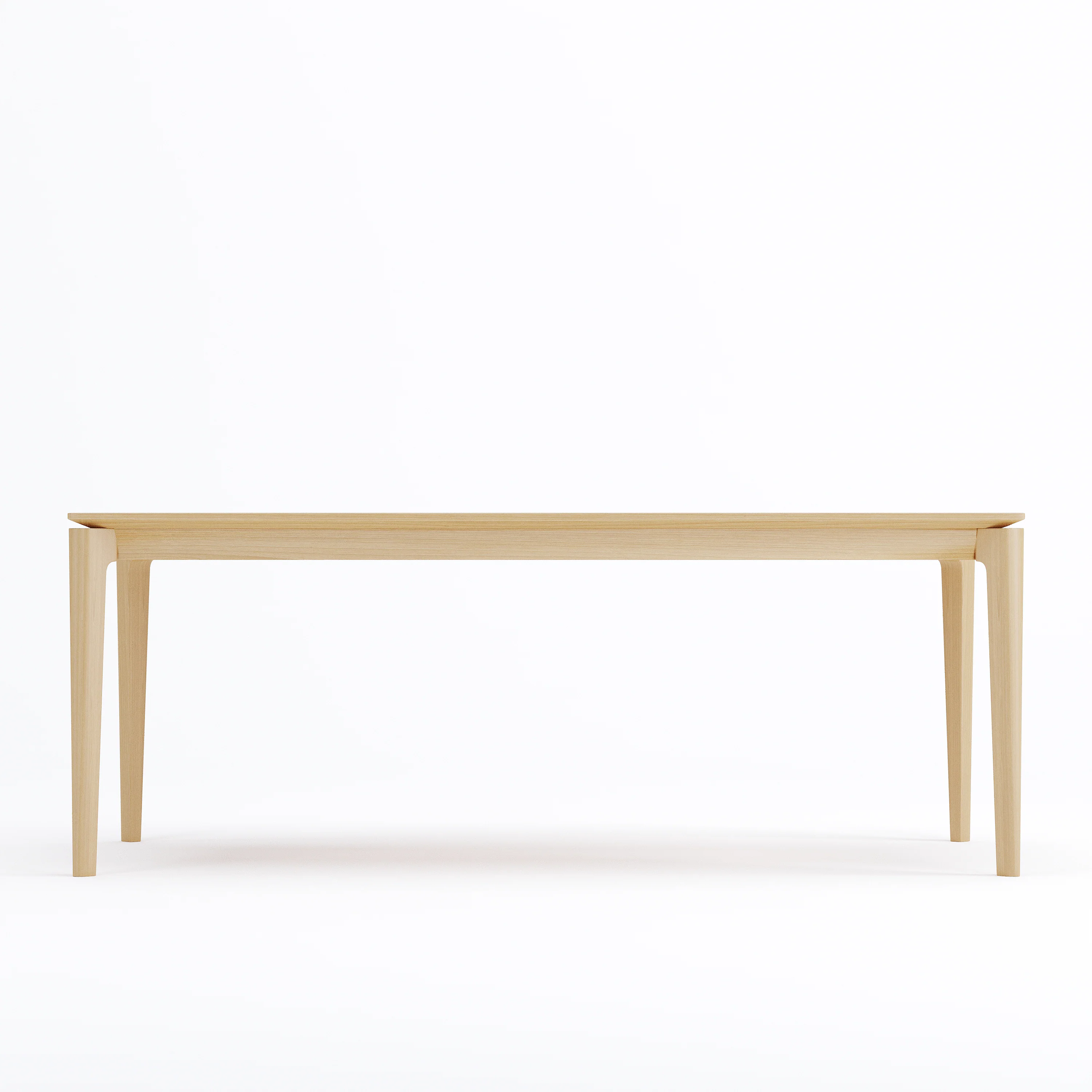 Elan Dining Table (6.5 feet) - Solid Teak/Walnut/Oak Wood - Image 16
