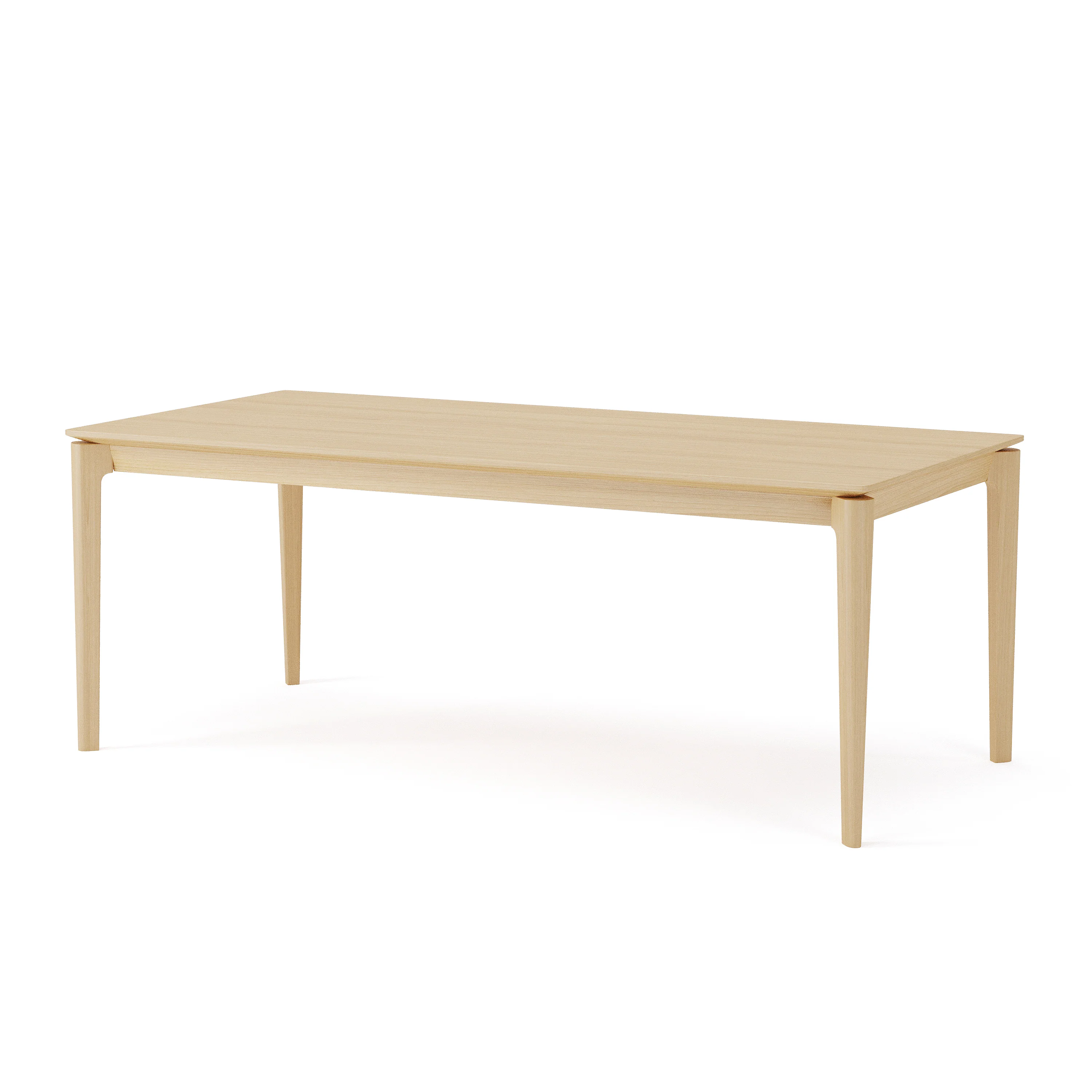 Elan Dining Table (6.5 feet) - Solid Teak/Walnut/Oak Wood - Image 18