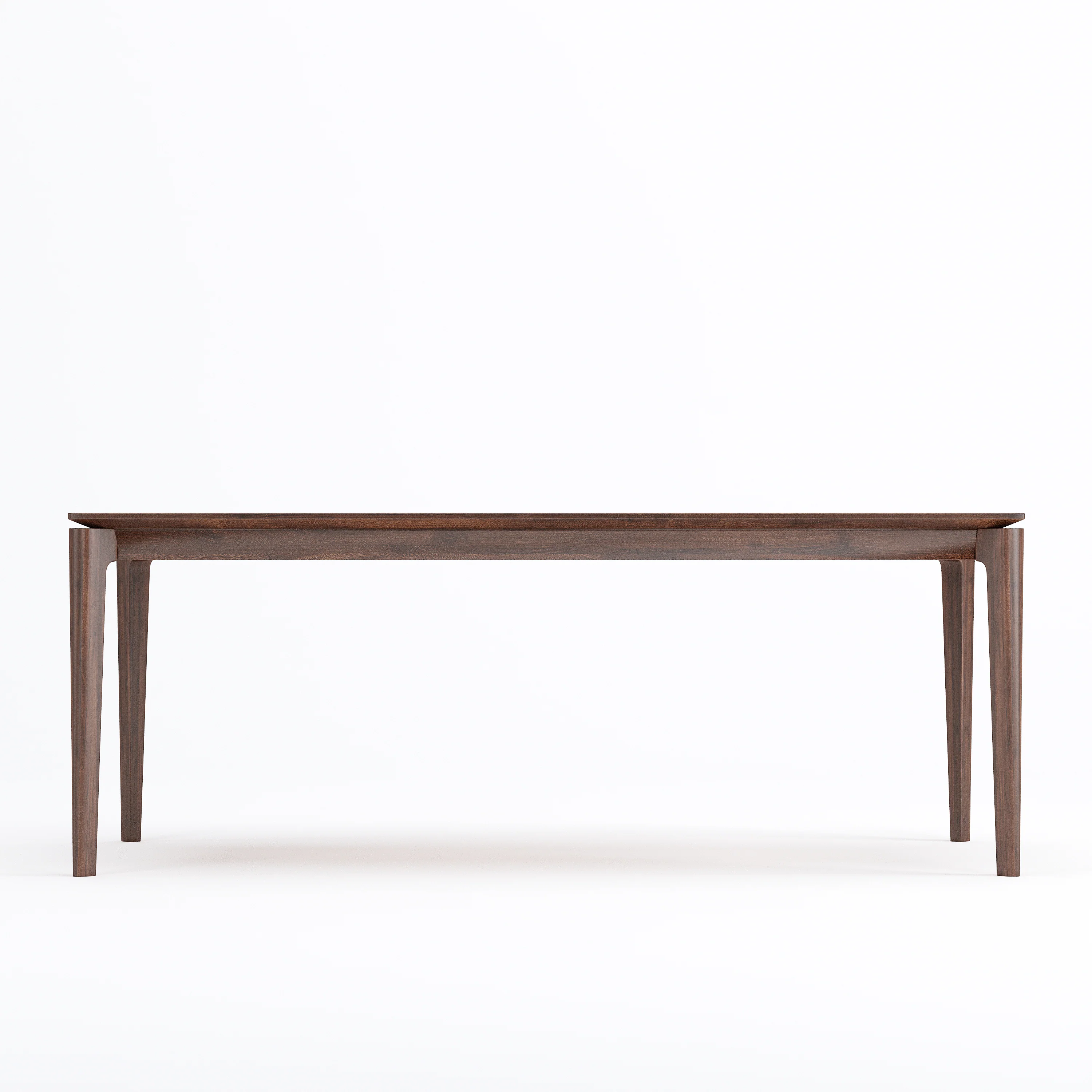 Elan Dining Table (6.5 feet) - Solid Teak/Walnut/Oak Wood - Image 3