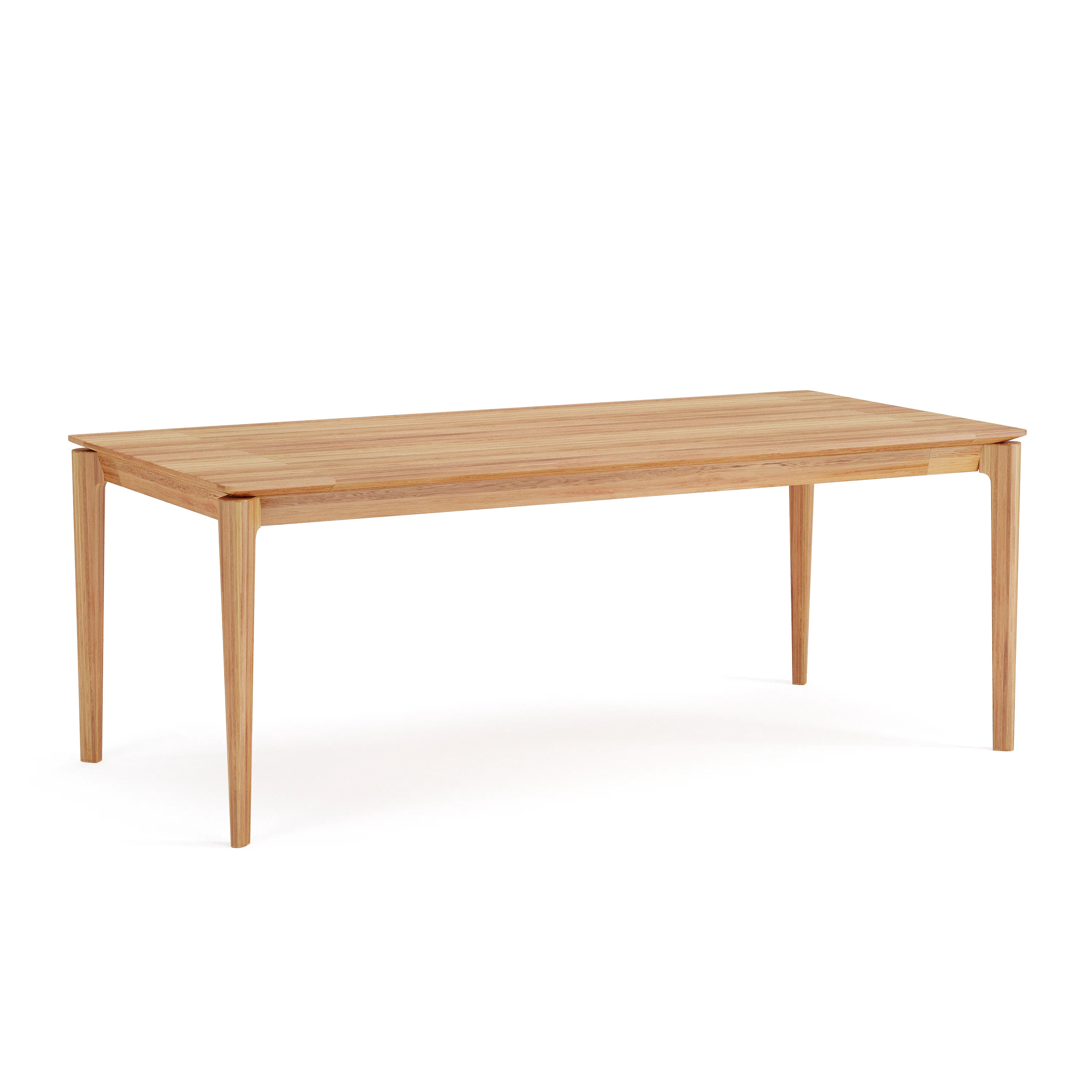 Elan Dining Table (6.5 feet) - Solid Teak/Walnut/Oak Wood - Image 9
