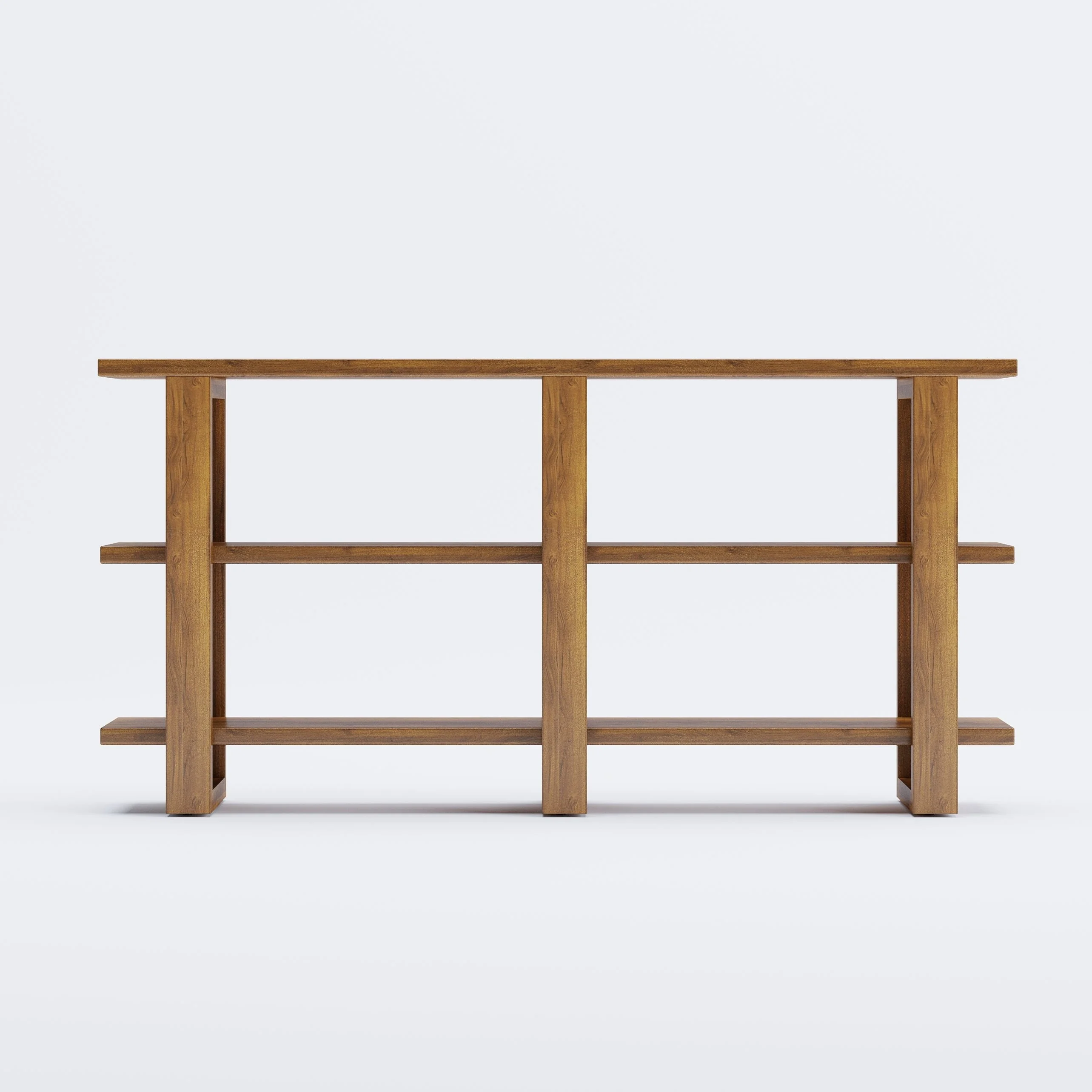 Harmony Console - TV Unit/Low Shelf - Solid Teak Wood - Image 5