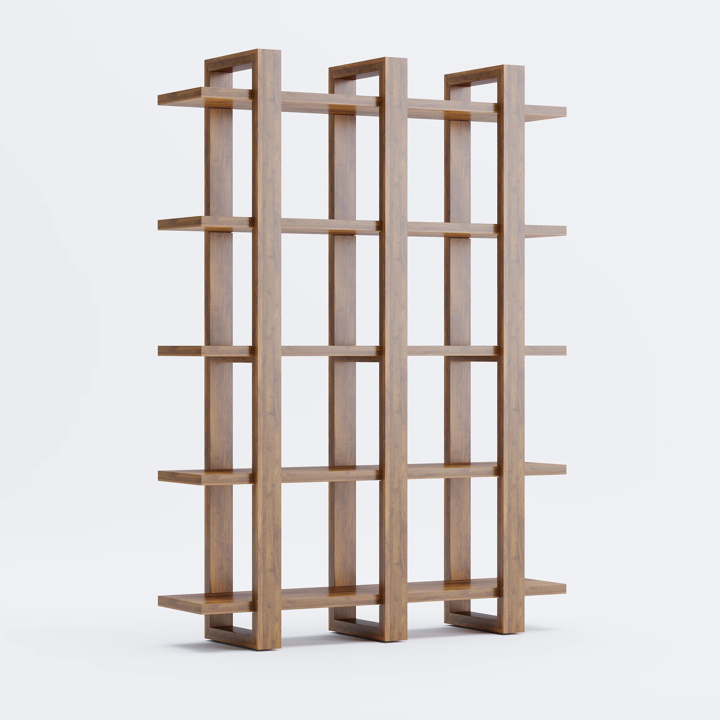 Harmony Shelf/Bookcase - 49" - Solid Teak Wood - Image 3