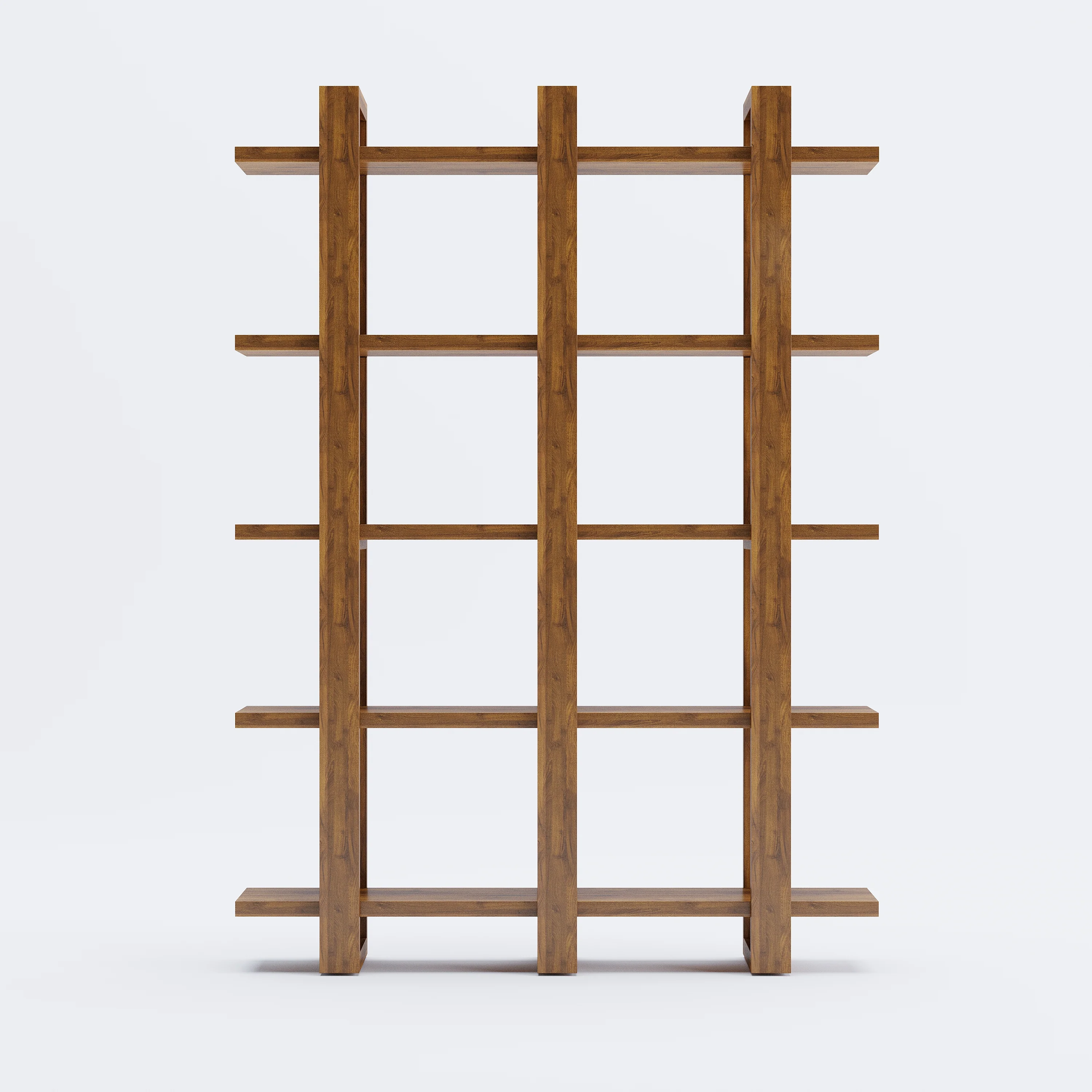Harmony Shelf/Bookcase - 49" - Solid Teak Wood - Image 4
