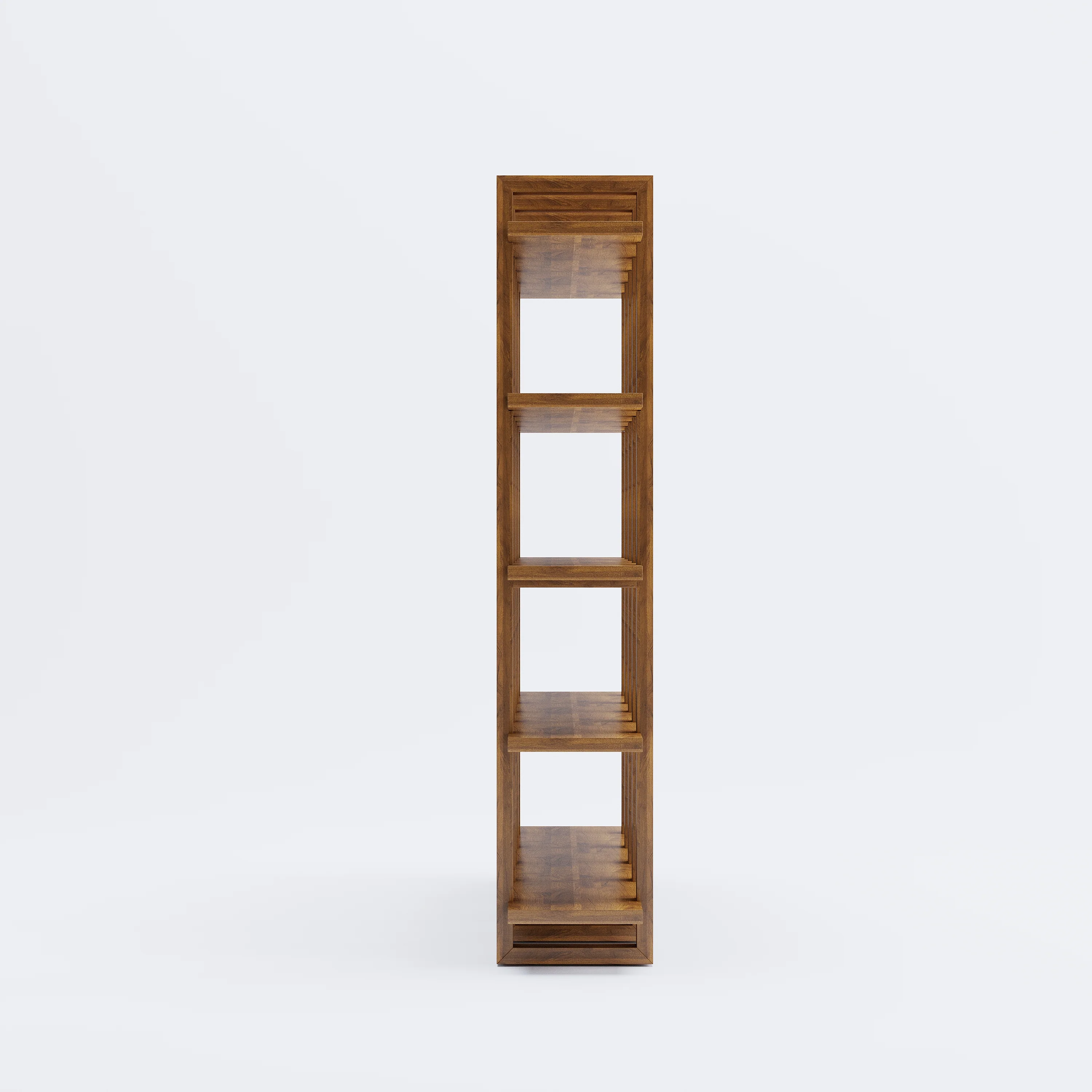 Harmony Shelf/Bookcase - 83" - Solid Teak Wood - Image 6