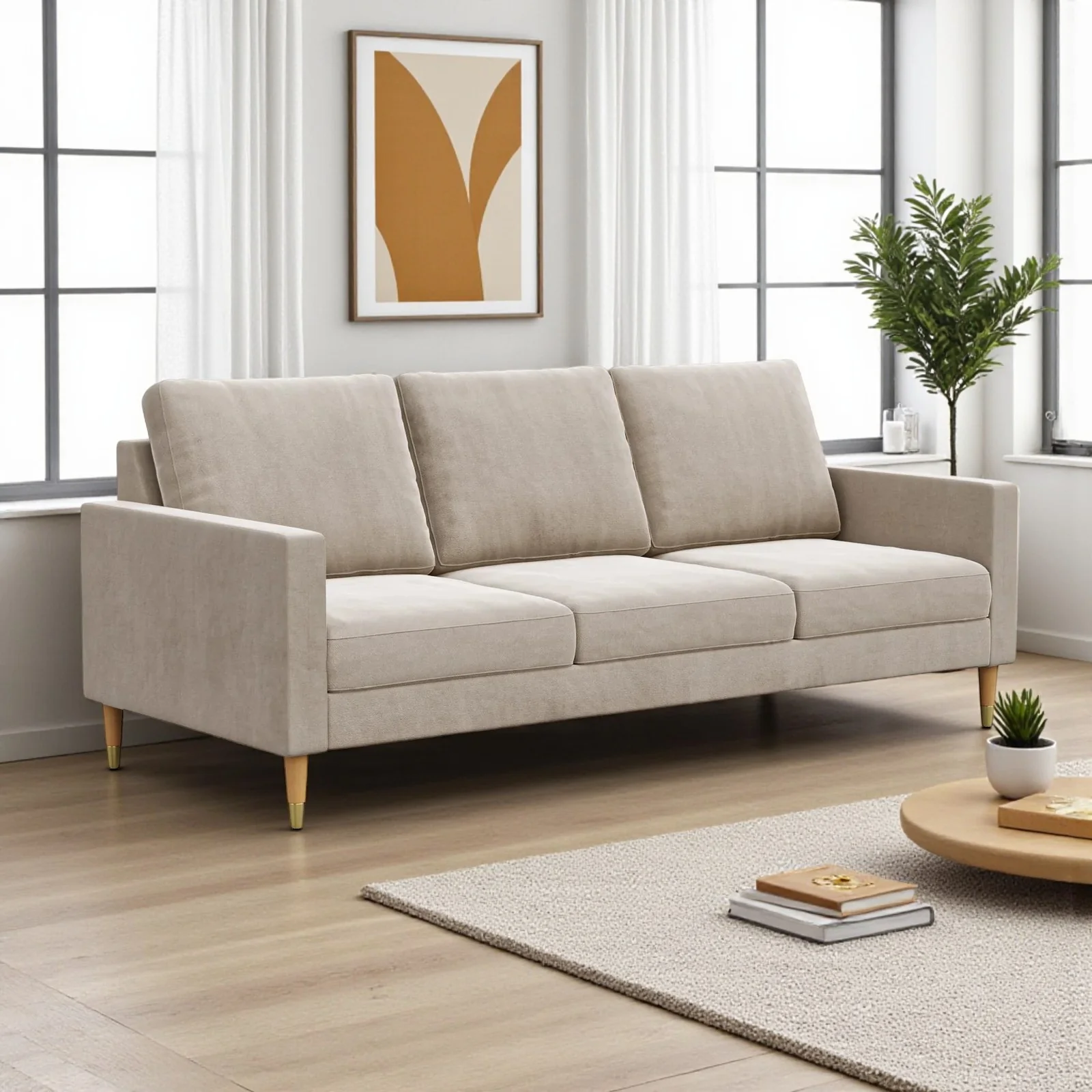 Lore Sofa | 3 Seater (7 feet) | High Back Sofa - Image 18